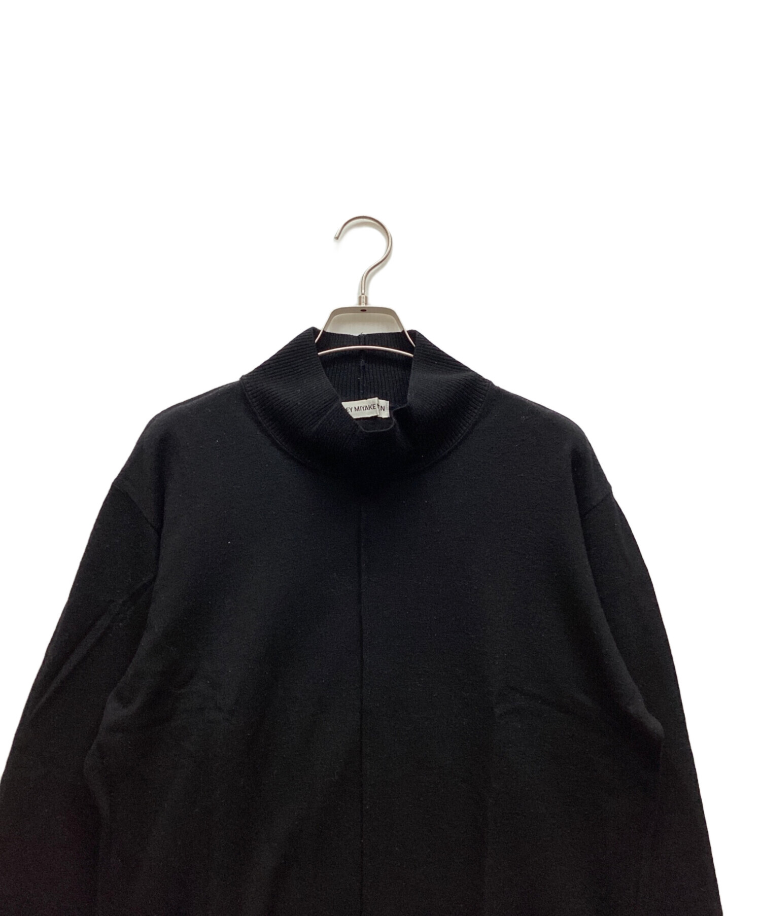 ISSEY MIYAKE◇ニット・セーター(厚手)/M/ウール/BLK/LI64201// 中古 