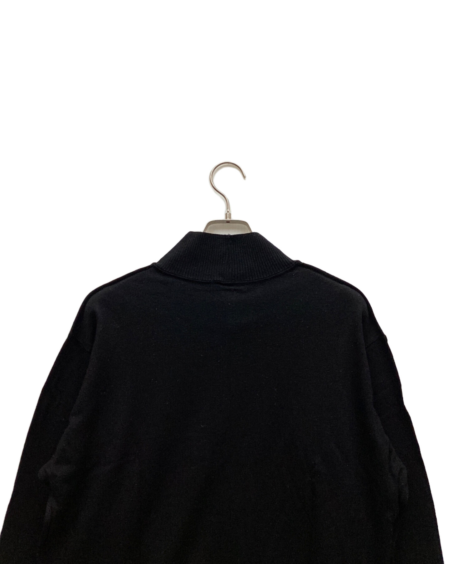 ISSEY MIYAKE◇ニット・セーター(厚手)/M/ウール/BLK/LI64201// 中古 