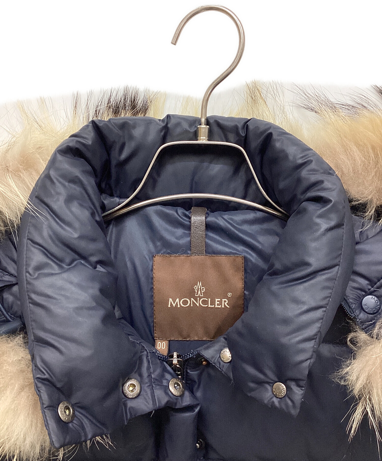 中古・古着通販】MONCLER (モンクレール) ダウンジャケット ネイビー