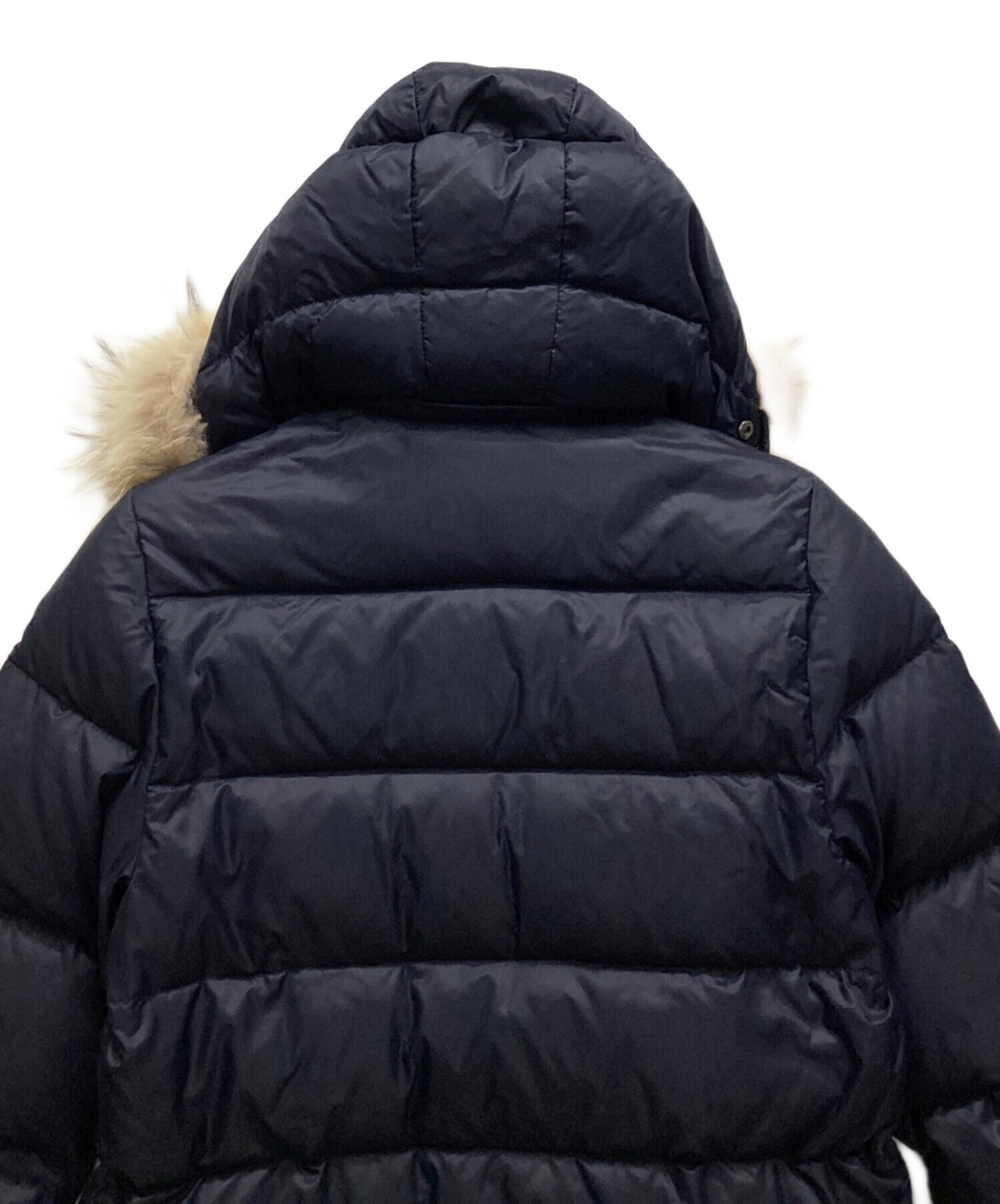 【使用感あり】　モンクレール　ナイロンジャケット　ネイビー　サイズ2（L相当） 中古・古着通販】MONCLER (モンクレール) ナイロンジャケット ネイビー