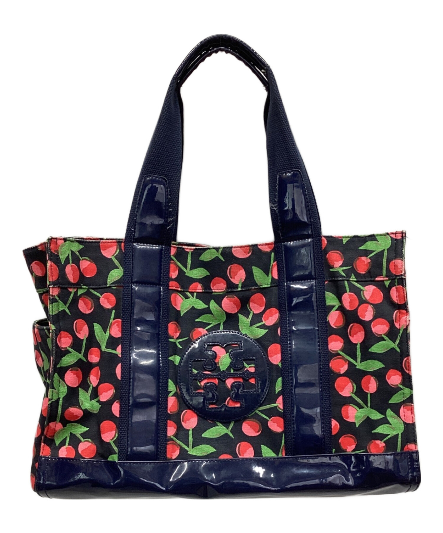 中古・古着通販】TORY BURCH (トリーバーチ) トートバッグ ネイビー