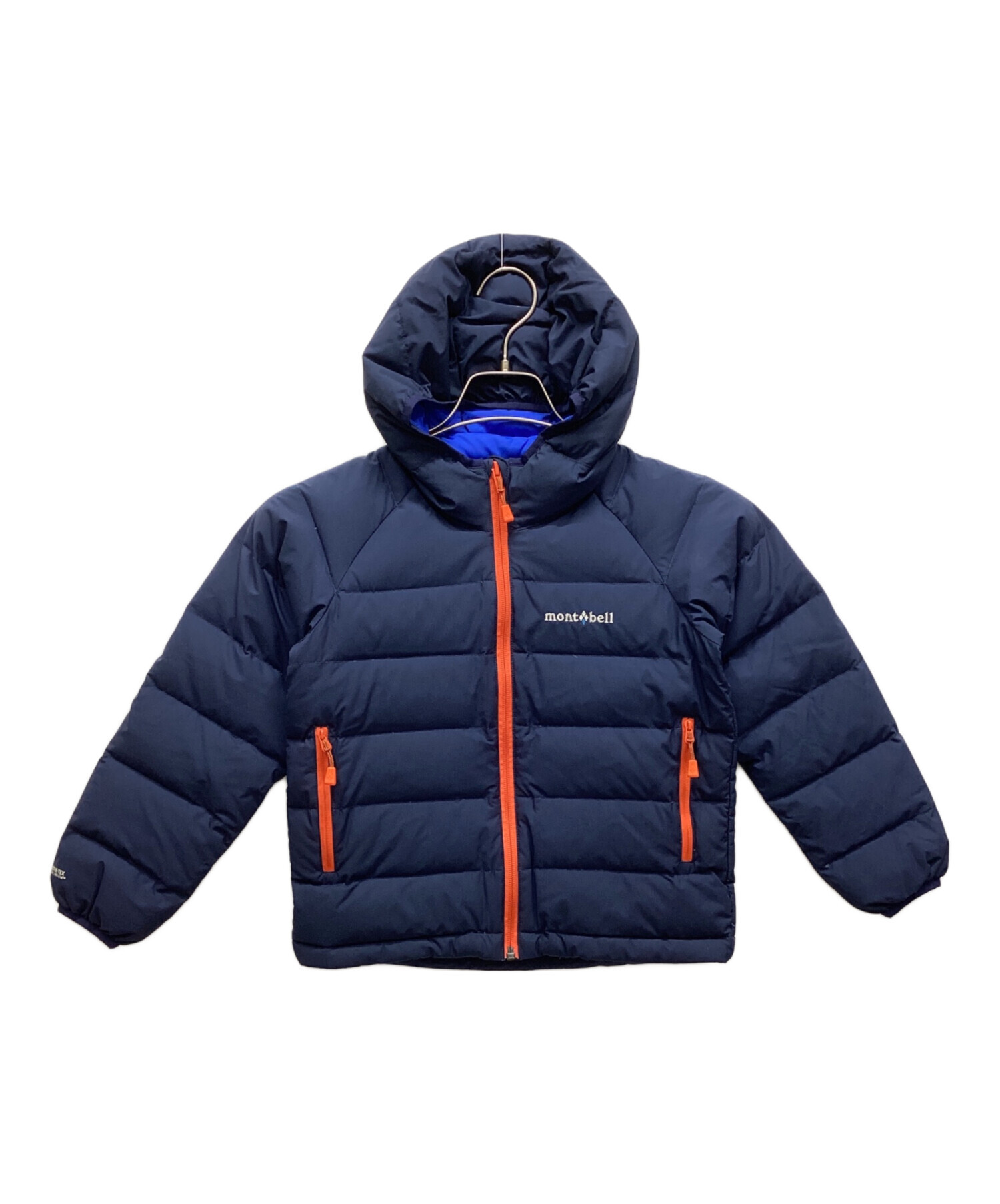 mont-bell フード付きダウンジャケット ネイビー 中古・古着通販】mont-bell (モンベル) ダウンジャケット ネイビー