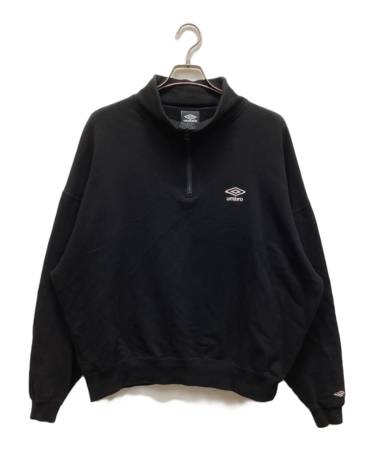古着 00s UMBRO アンブロ ハーフジップスウェット ハーフジップ 