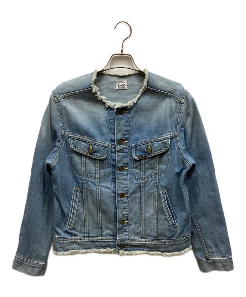 中古・古着通販】LEE (リー) ノーカラーデニムジャケット インディゴ