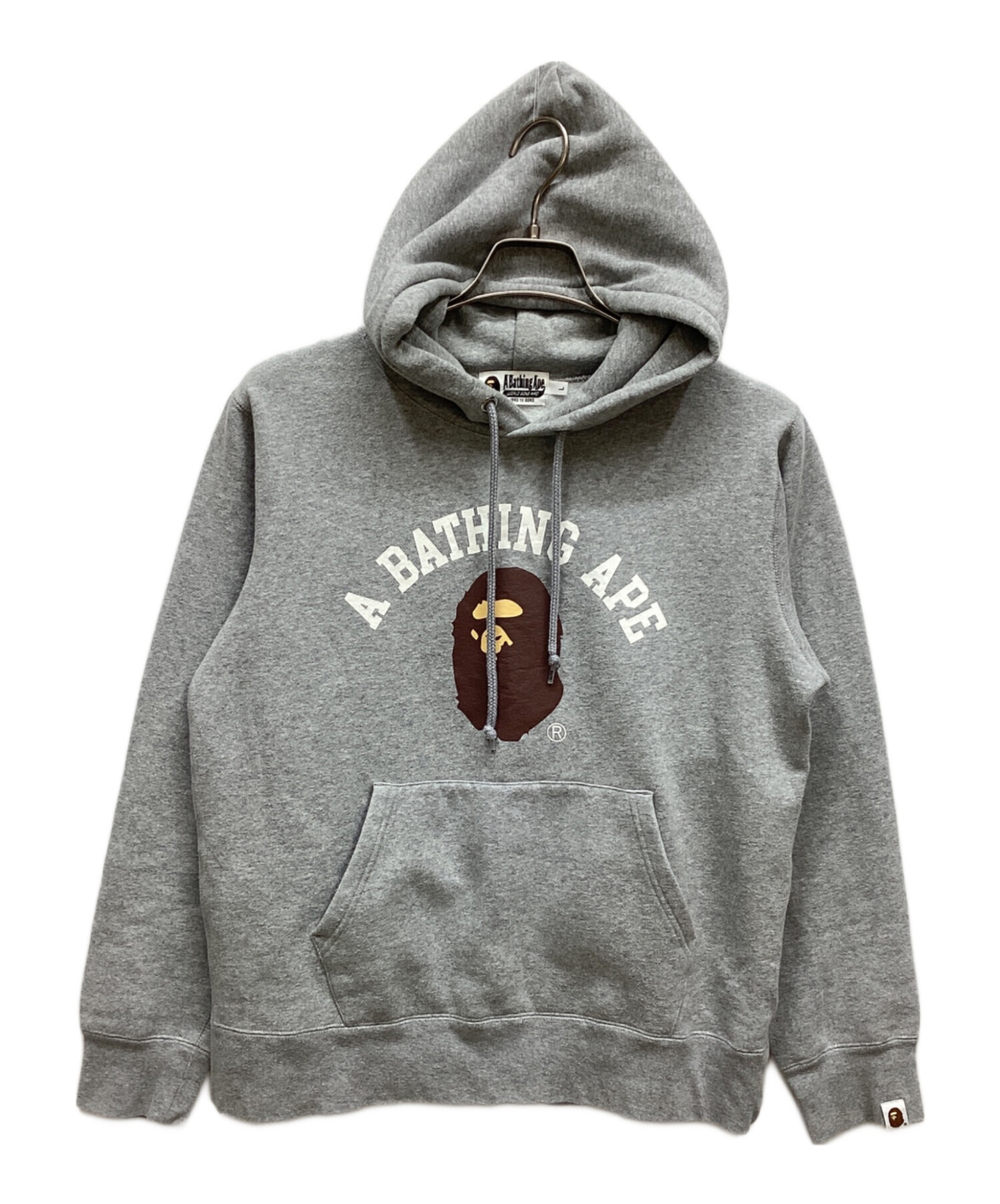 A Bathing Ape グレー パーカー L 中古・古着通販】A BATHING APE (ア ベイシング エイプ) パーカー