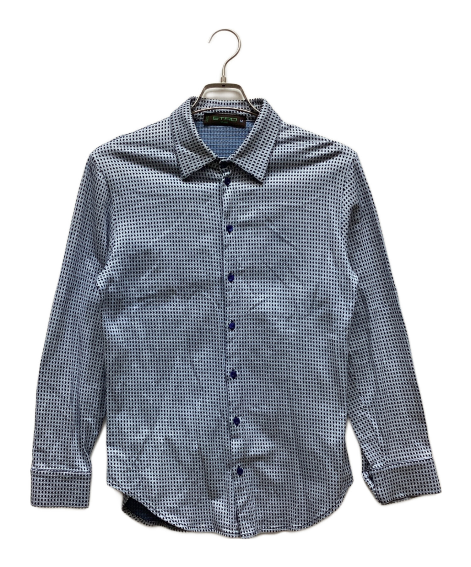 中古・古着通販】ETRO (エトロ) 長袖シャツ ブルー サイズ:M｜ブランド