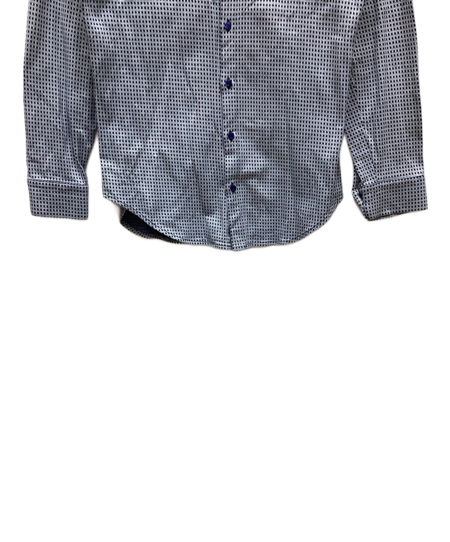 中古・古着通販】ETRO (エトロ) 長袖シャツ ブルー サイズ:M｜ブランド