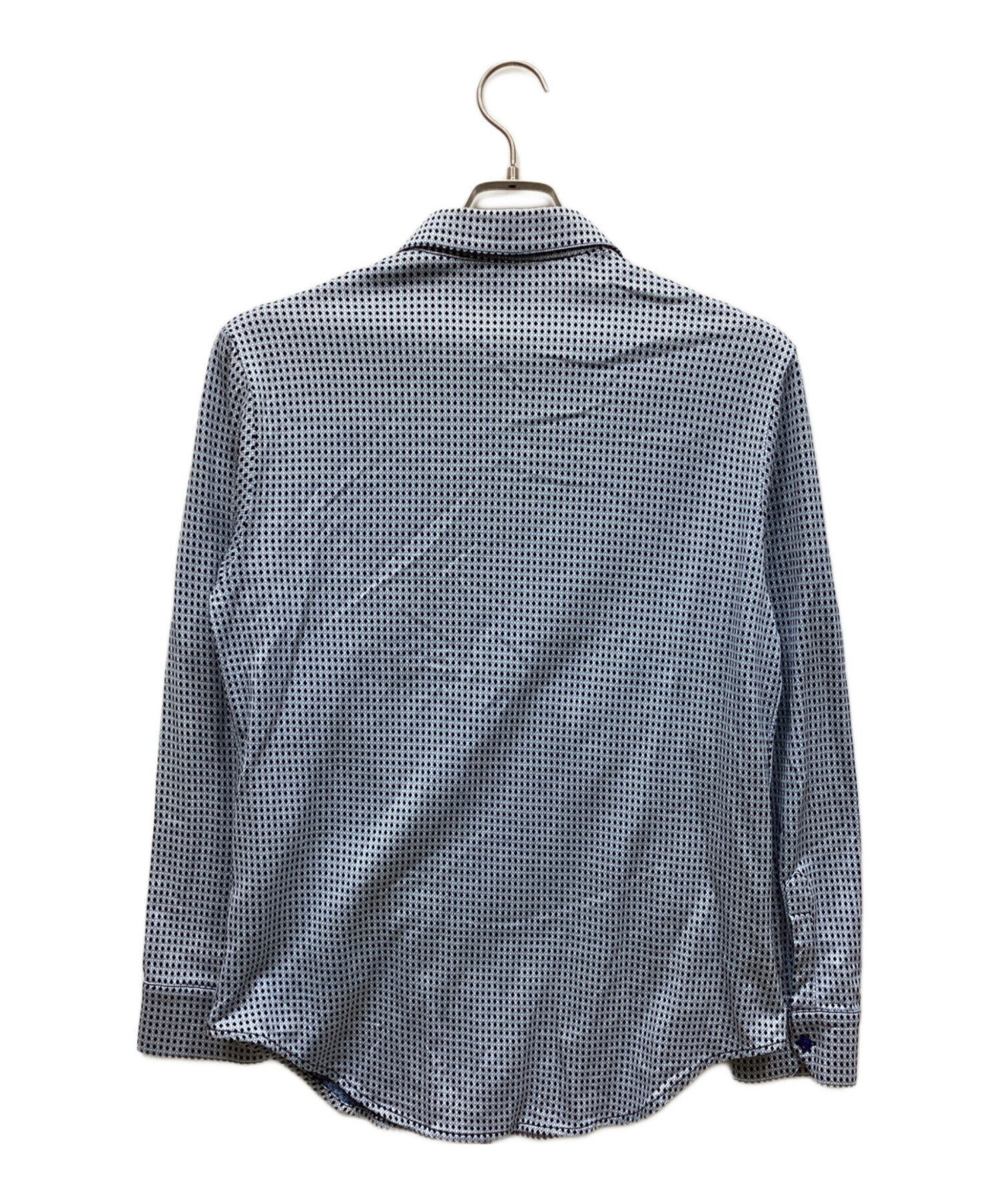 ETRO 長袖シャツ M ブルー　エトロ 中古・古着通販】ETRO (エトロ) 長袖シャツ ブルー サイズ:M｜ブランド