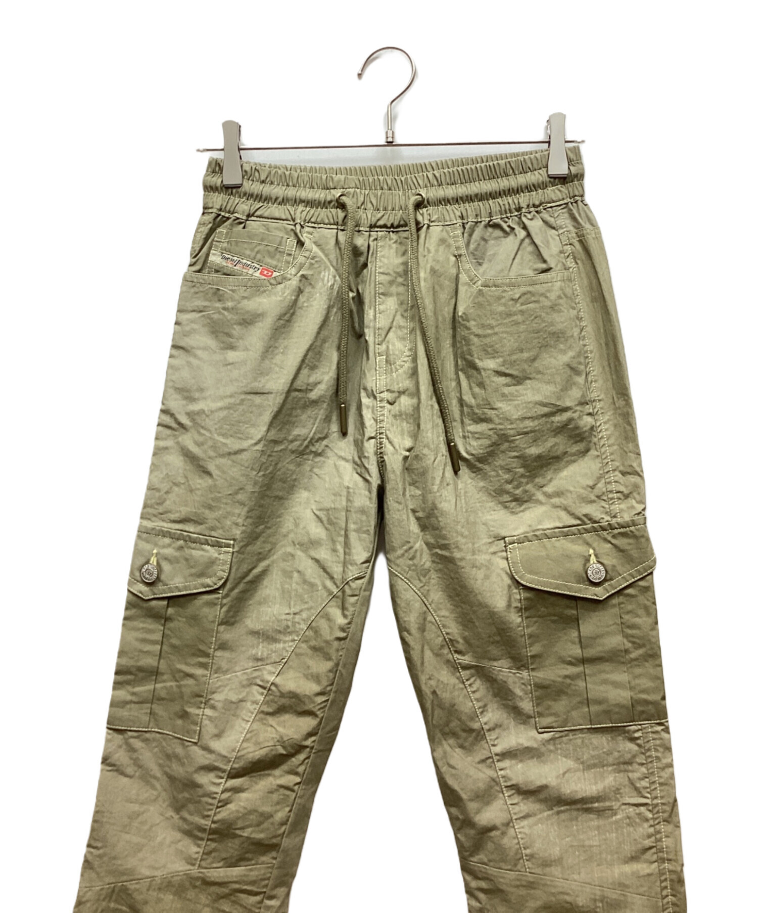 DIESEL カーゴパンツ カーキ 中古・古着通販】DIESEL (ディーゼル) パンツ カーキ サイズ:38