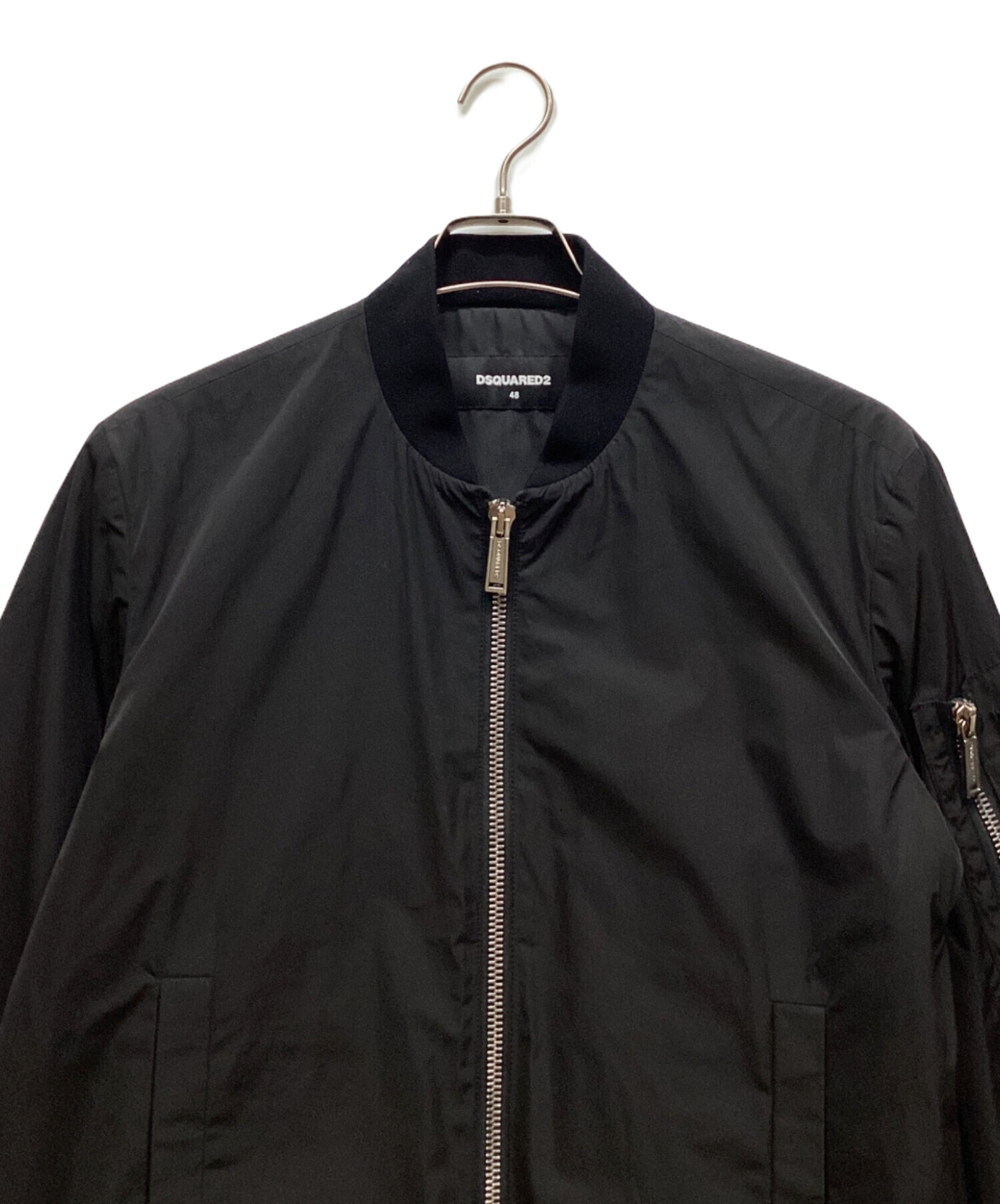 新品 DSQUARED 黒ブルゾン サイズ50 ディースクエード 中古・古着通販】DSQUARED2 (ディースクエアード) ブルゾン ブラック