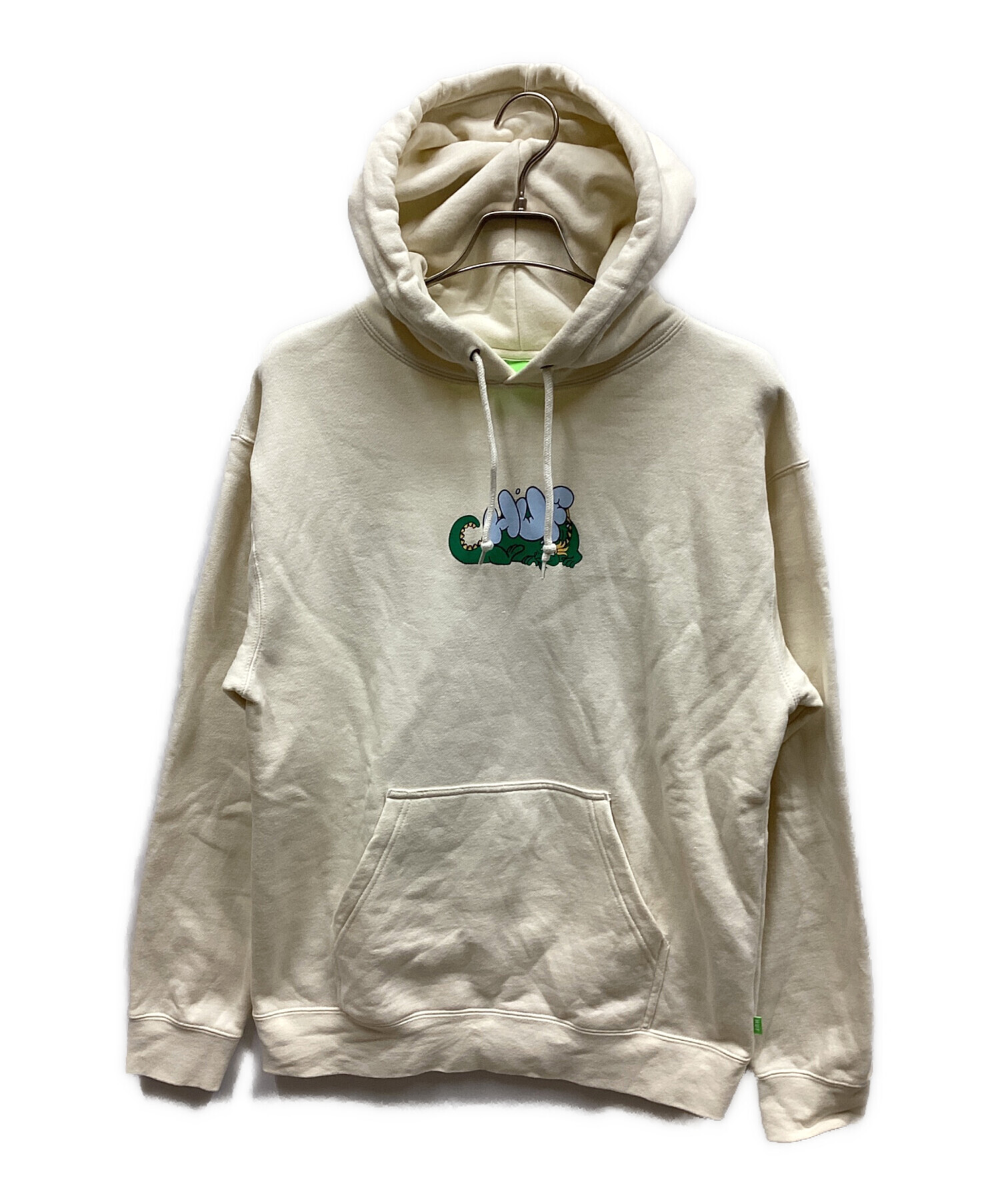 中古・古着通販】HUF (ハフ) パーカー クリーム サイズ:M｜ブランド