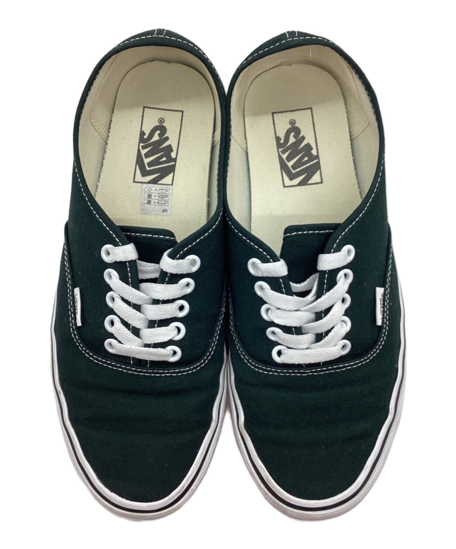 中古・古着通販】VANS (バンズ) スニーカー ダークグリーン サイズ:27 