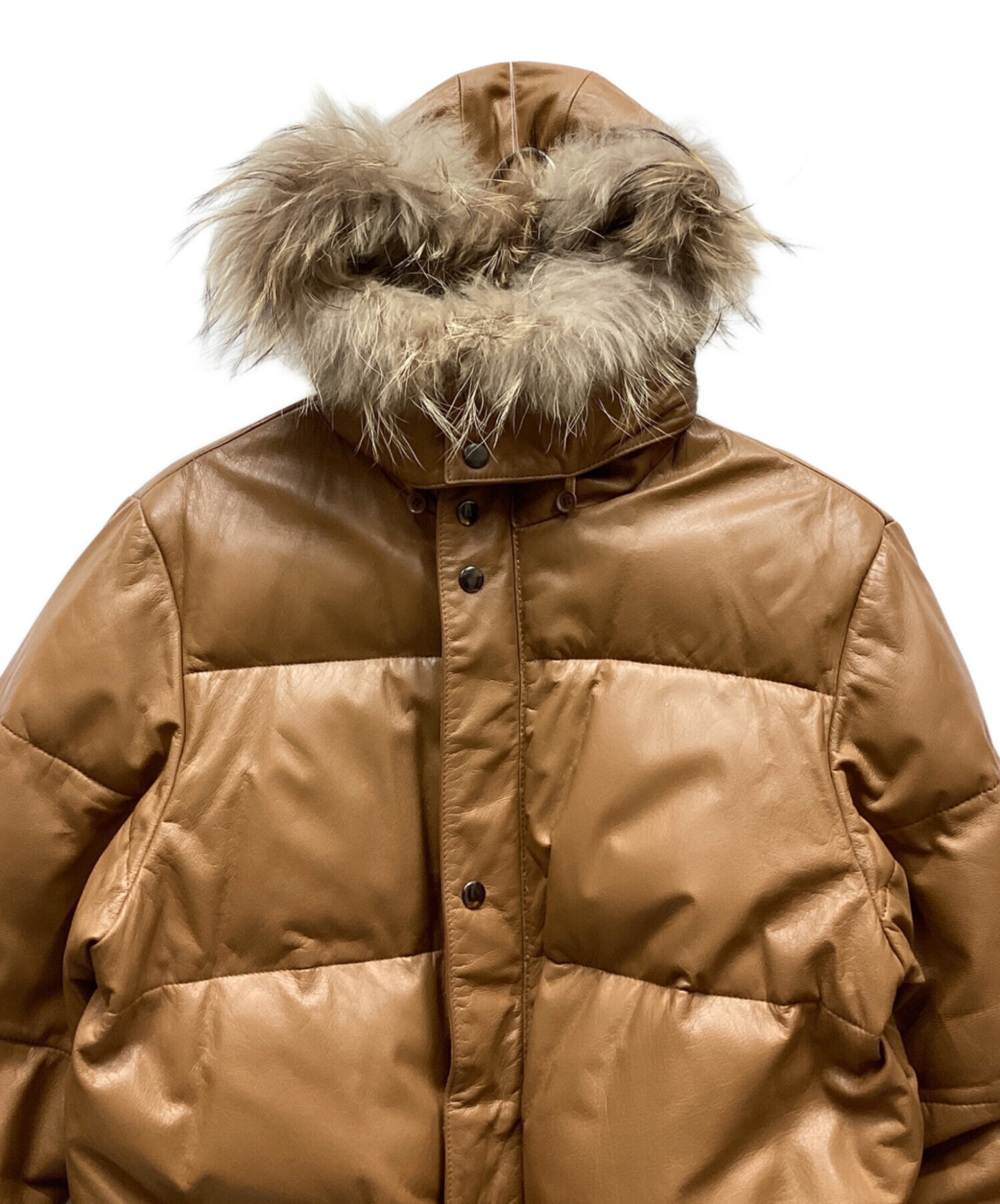 ENCIRCLE ブラウン ダウンジャケット 中古・古着通販】ALEXANDER JULIAN (アレキサンダージュリアン) ダウン