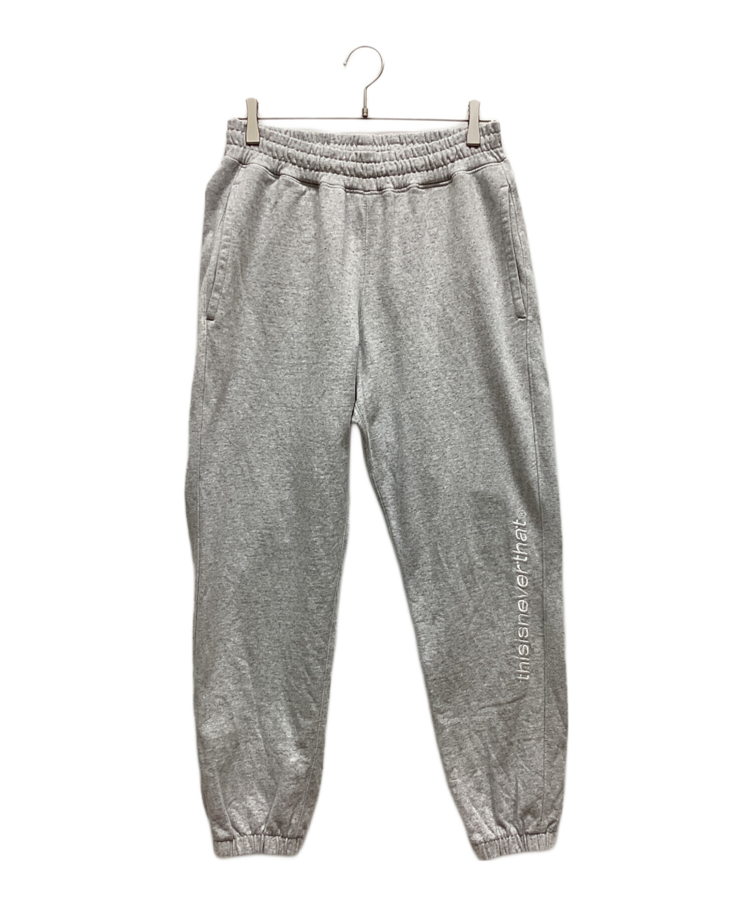 thisisneverthat ネバザ グレー スウェットパンツ Mサイズ 中古・古着通販】thisisneverthat (ディスイズネバーザット) パンツ