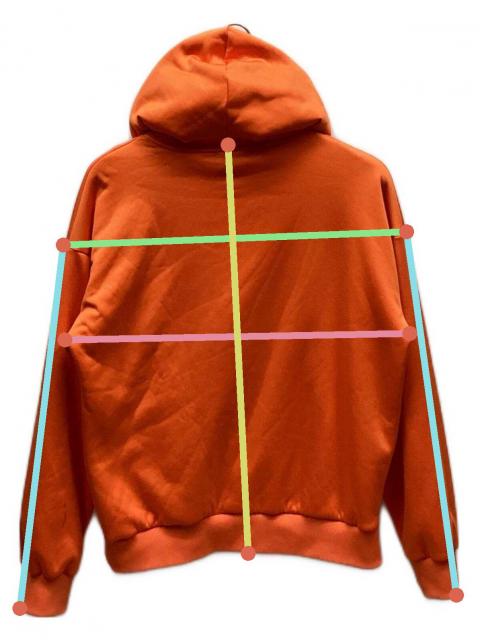 中古・古着通販】JACK BUNNY (ジャックバニー) パーカー オレンジ