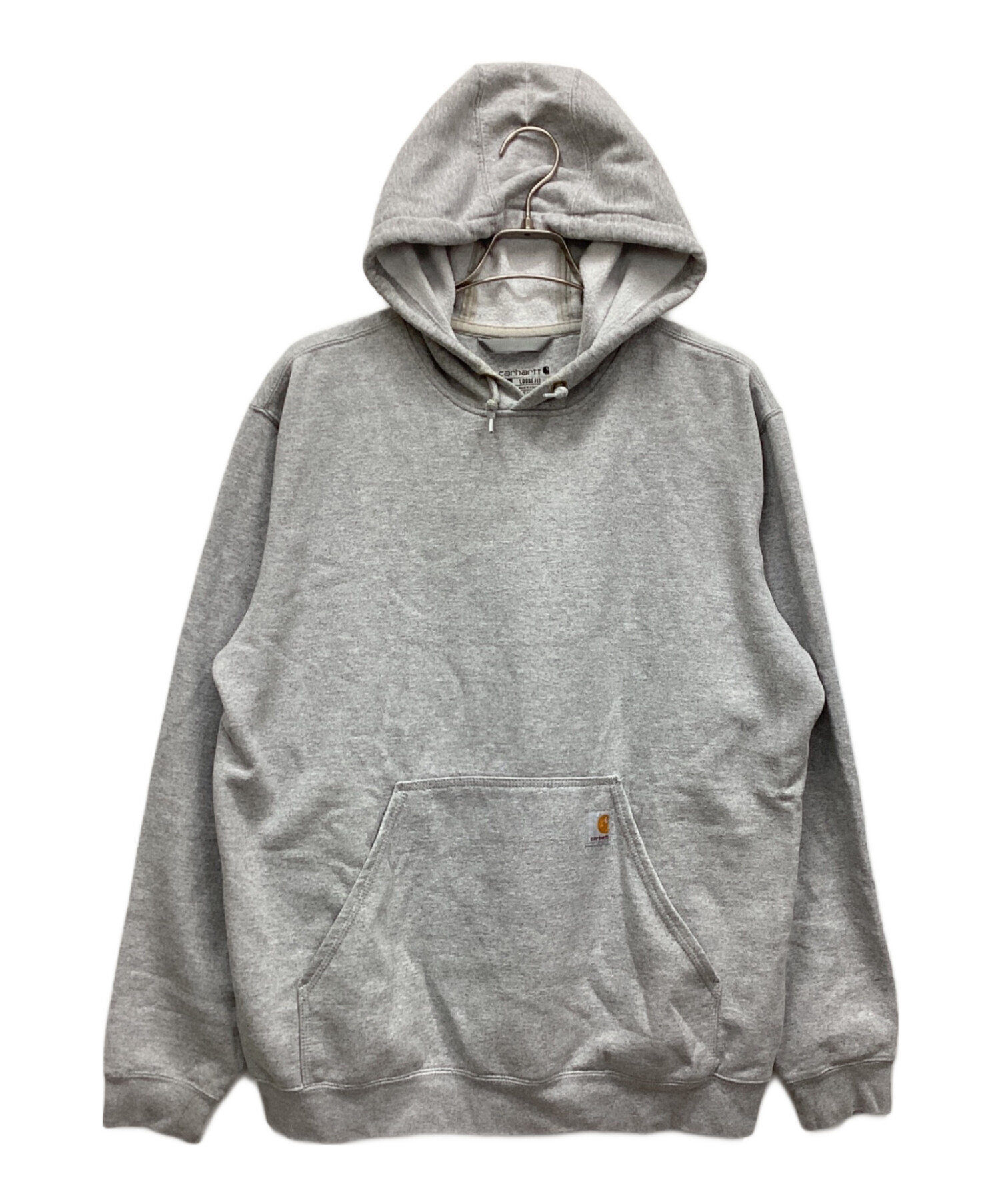 中古・古着通販】CarHartt (カーハート) パーカー ライトグレー サイズ 