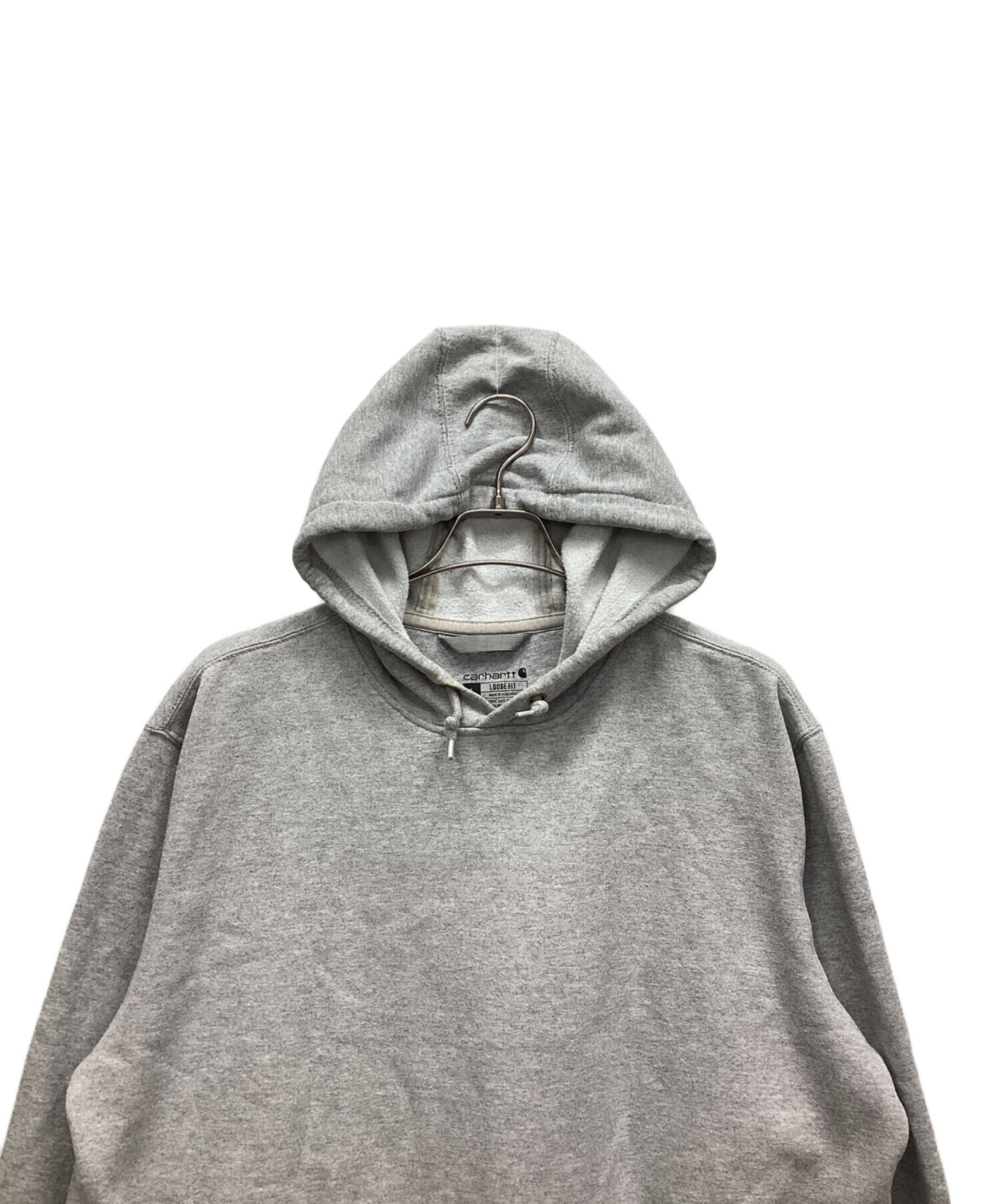 中古・古着通販】CarHartt (カーハート) パーカー ライトグレー サイズ 