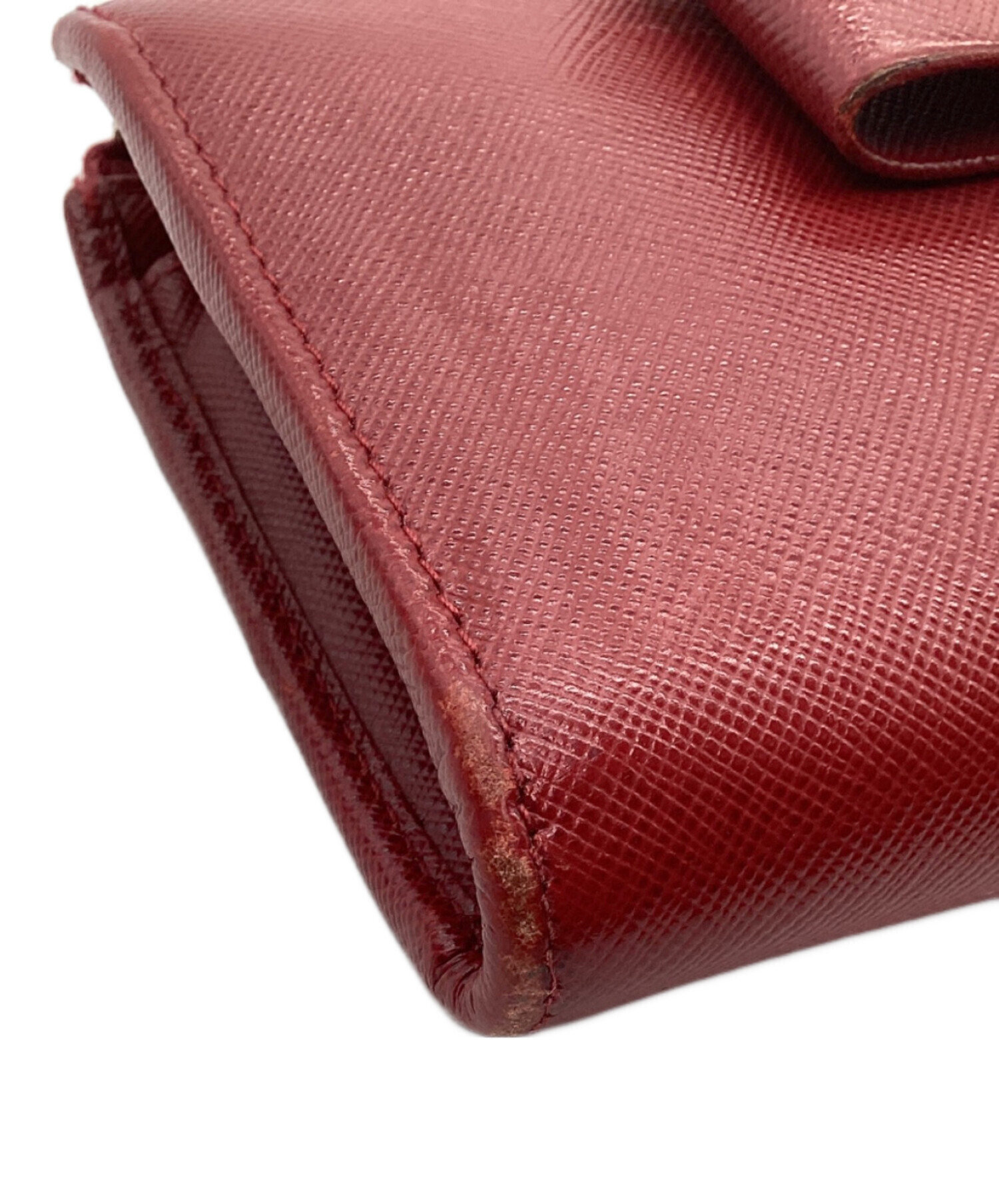 中古・古着通販】PRADA (プラダ) 財布 レッド｜ブランド・古着通販