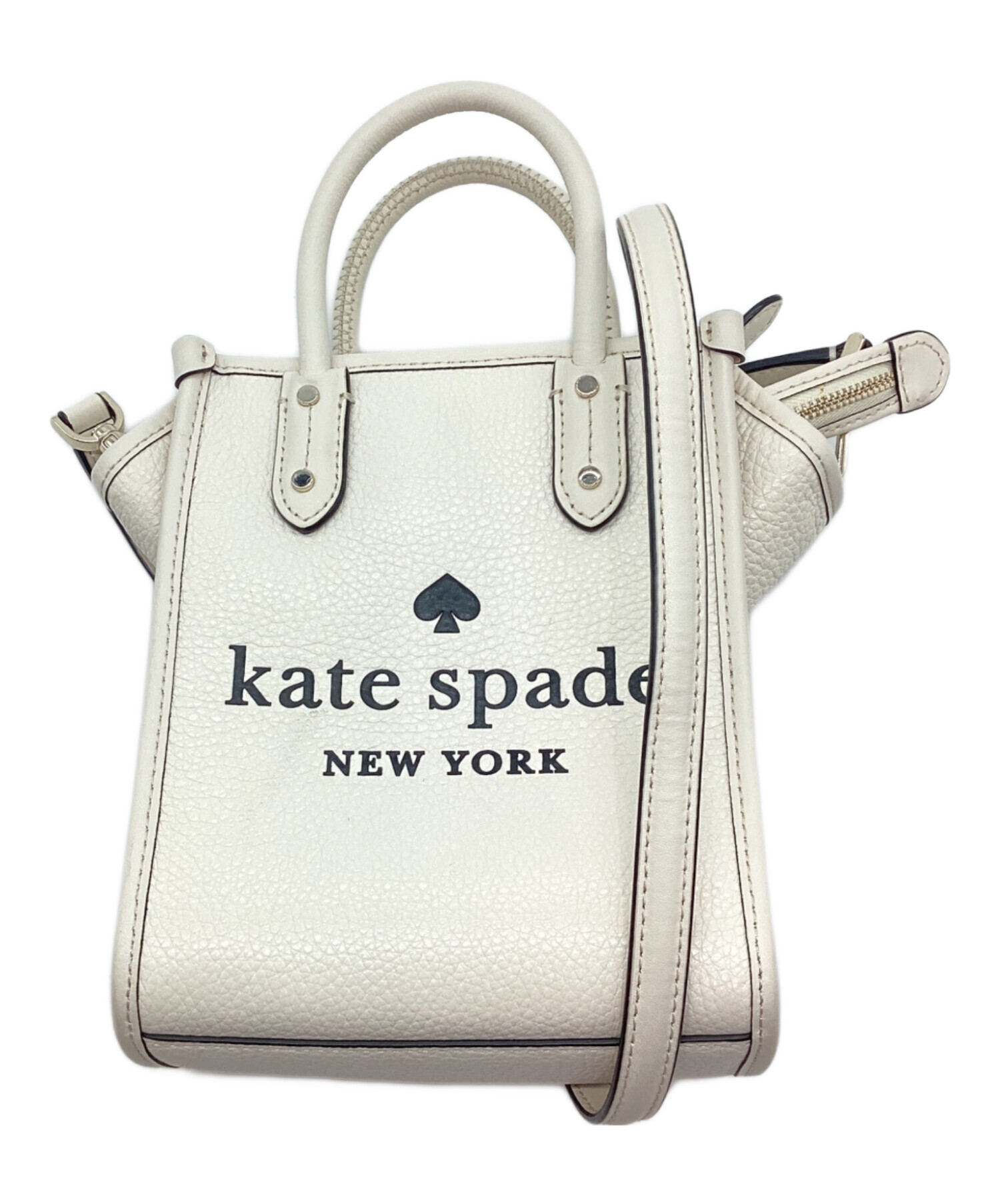 【完売品】ケイトスペード 2Way PCバック 中古・古着通販】Kate Spade (ケイトスペード) 2WAYバッグ ホワイト