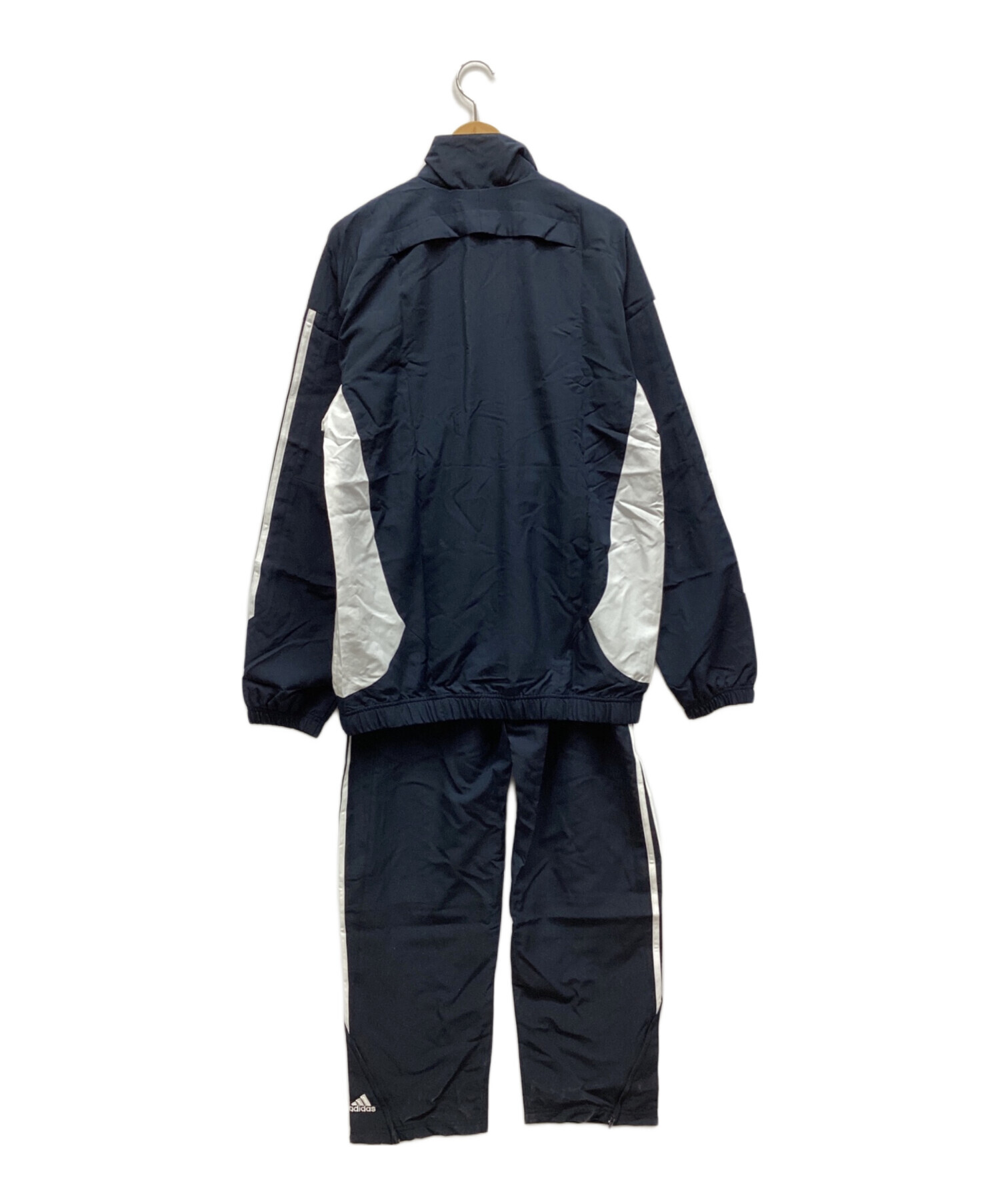 【未使用品】adidas セットアップ 中古・古着通販】adidas (アディダス) セットアップジャージ ネイビー
