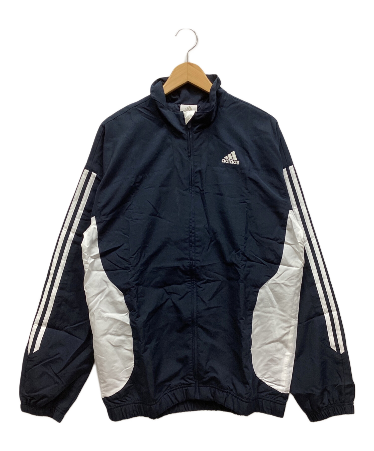 中古・古着通販】adidas (アディダス) セットアップジャージ ネイビー