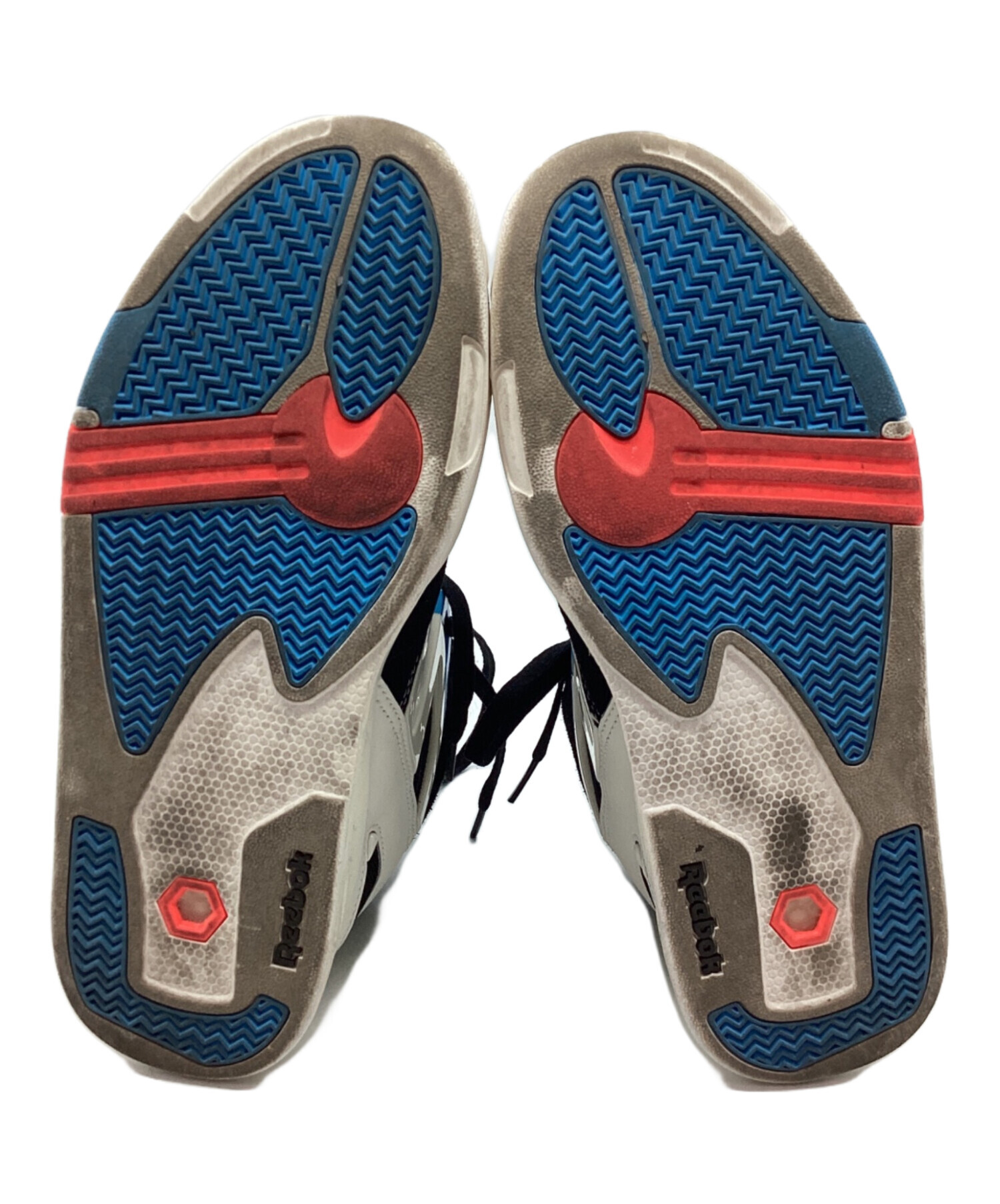 中古・古着通販】REEBOK (リーボック) スニーカー ブラック×ホワイト