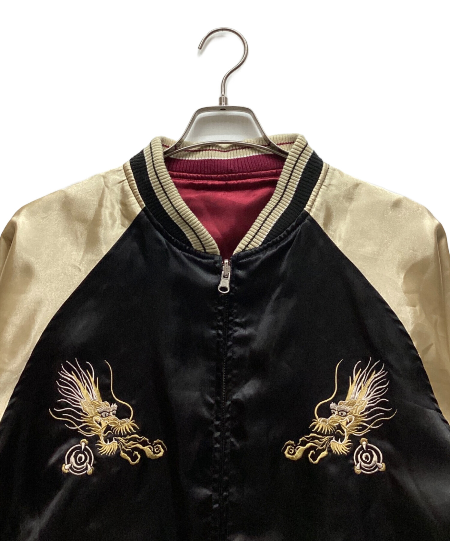 スカジャン　リバーシブル　古着 スカジャン リバーシブル 古着