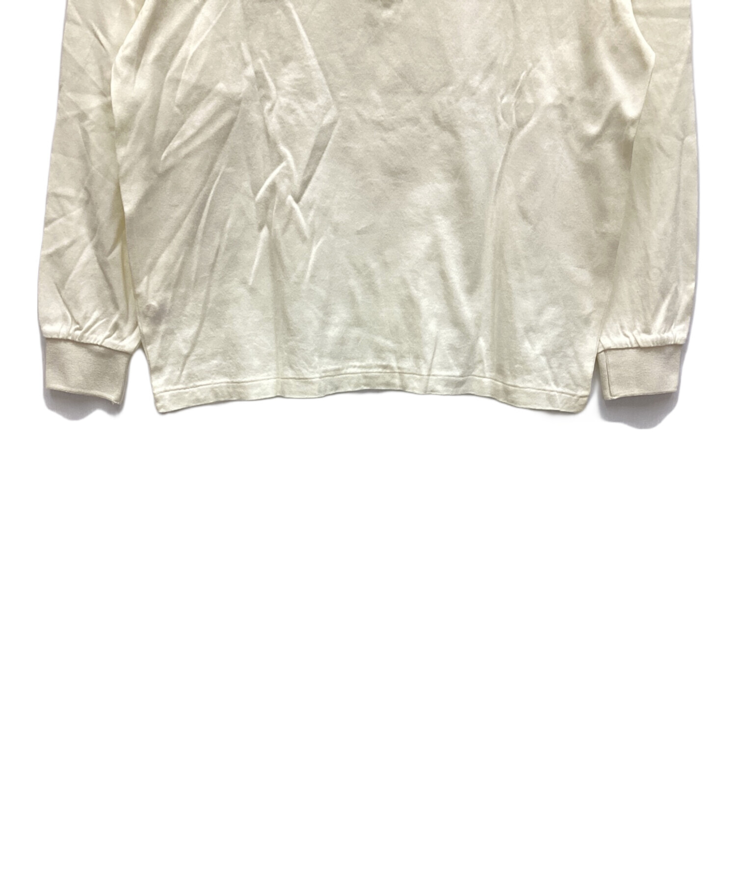 中古・古着通販】Burberry's (バーバリーズ) 長袖ポロシャツ ホワイト