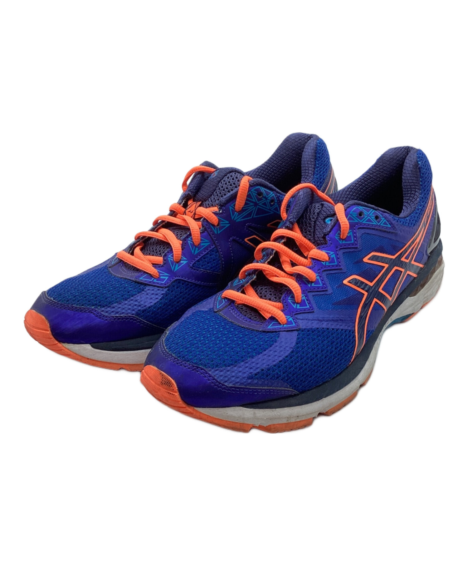 中古・古着通販】asics (アシックス) スニーカー ブルー サイズ:28