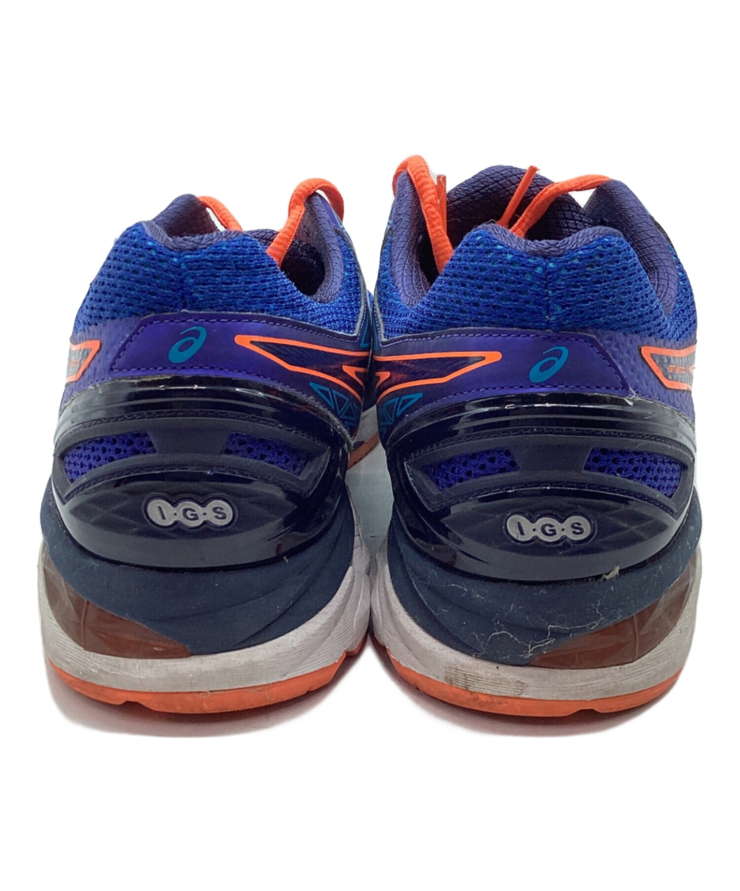 中古・古着通販】asics (アシックス) スニーカー ブルー サイズ:28