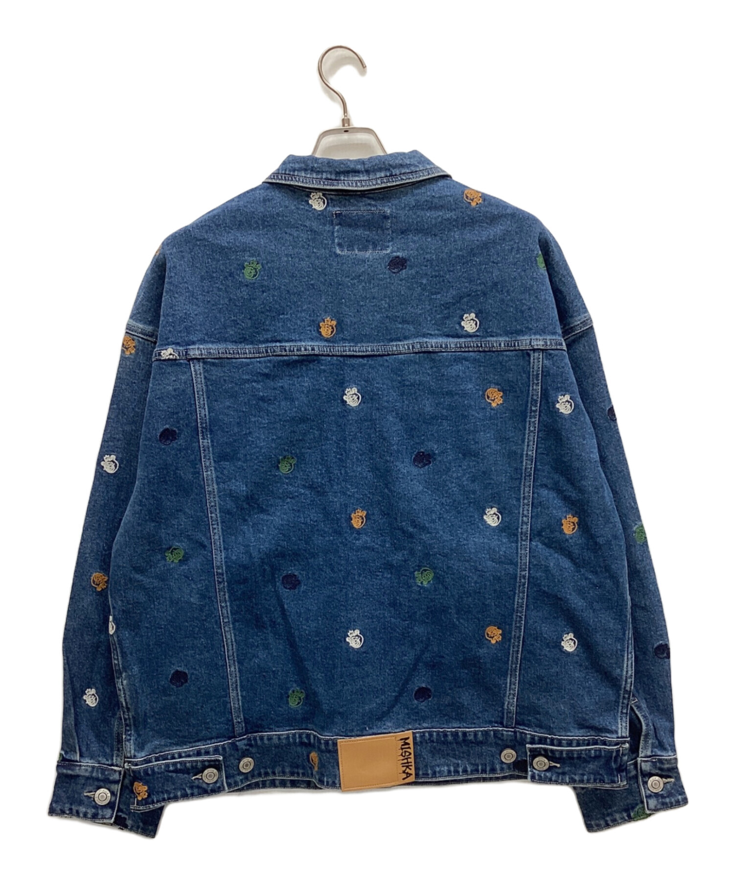 中古・古着通販】mishka (ミシカ) デニムジャケット インディゴ サイズ