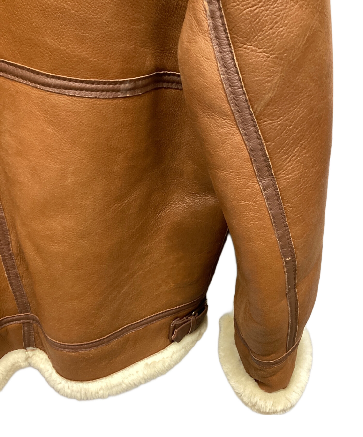 中古・古着通販】Real Sheepskin (リアルシープスキン) ムートンコート 