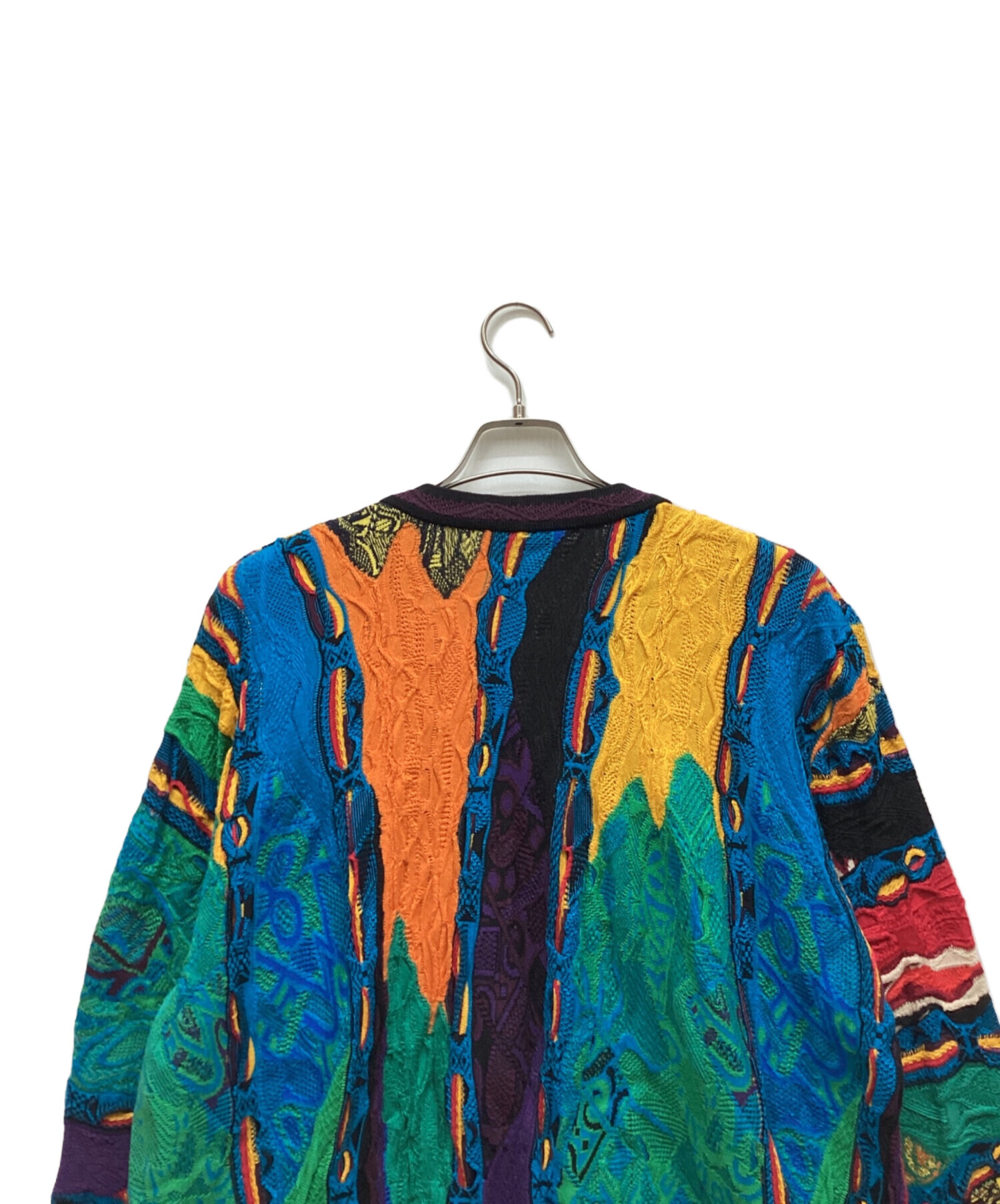 中古・古着通販】Coogi (クージー) 3Dニットカーディガン マルチカラー