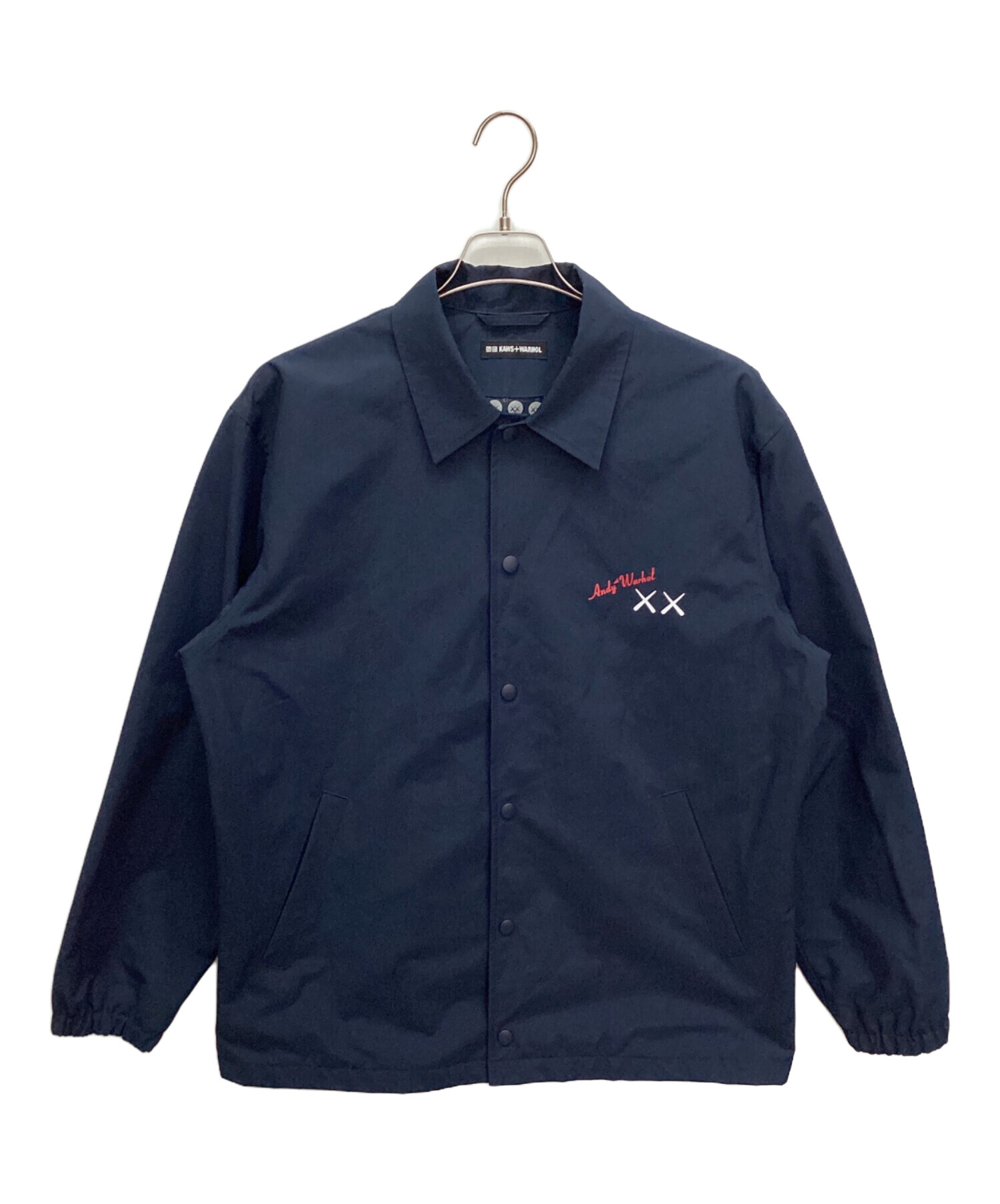 Kaws ネイビー アイボリー ジャケット L 中古・古着通販】UNIQLO (ユニクロ) KAWS (カウズ) ジャケット