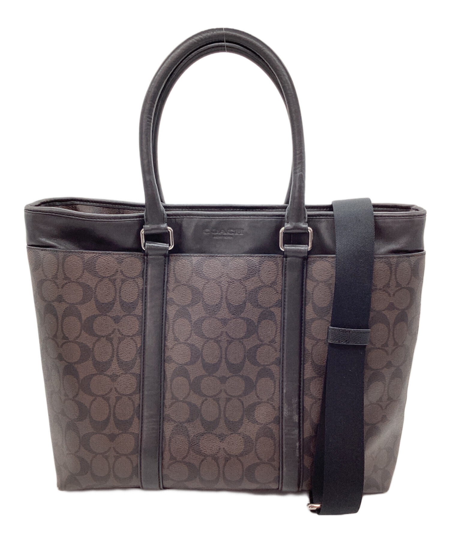 中古・古着通販】COACH (コーチ) トートバッグ ブラウン｜ブランド 