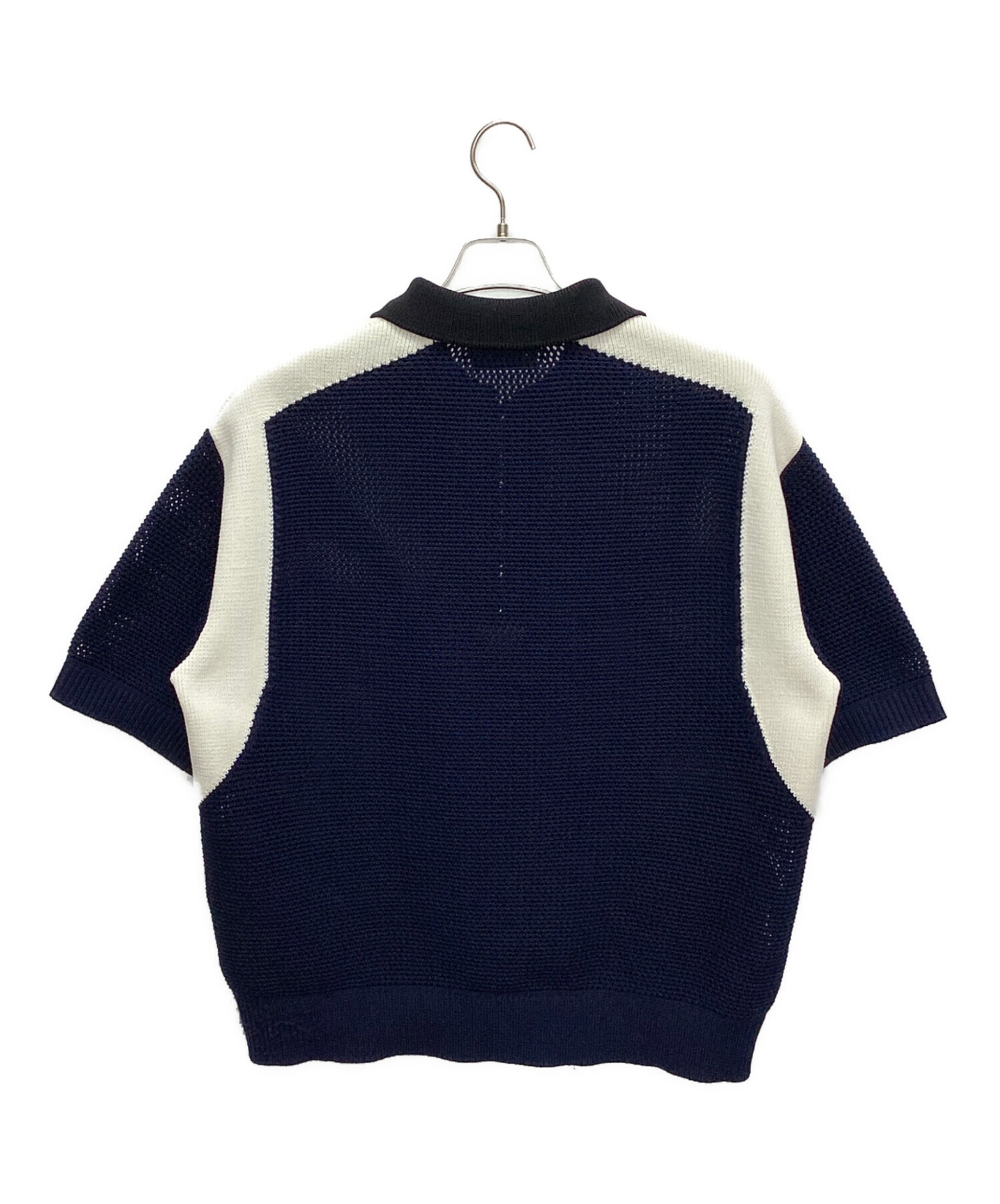 中古・古着通販】CULLNI (クルニ) バイカラーメッシュポロシャツ