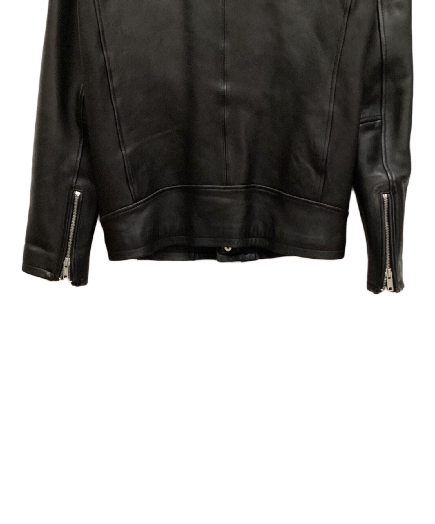 中古・古着通販】HARE (ハレ) ダブルライダースジャケット ブラック