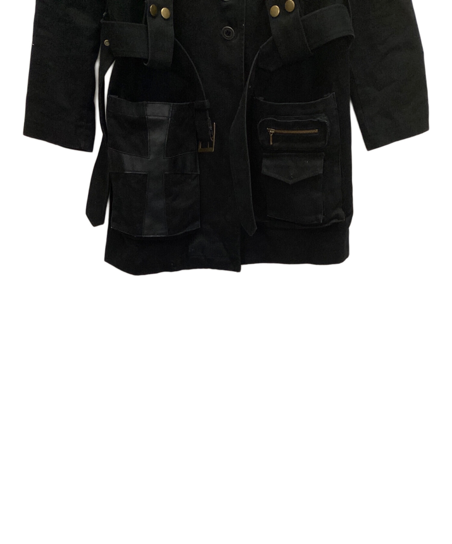 中古・古着通販】PEACE NOW (ピースナウ) コート ブラック サイズ:M