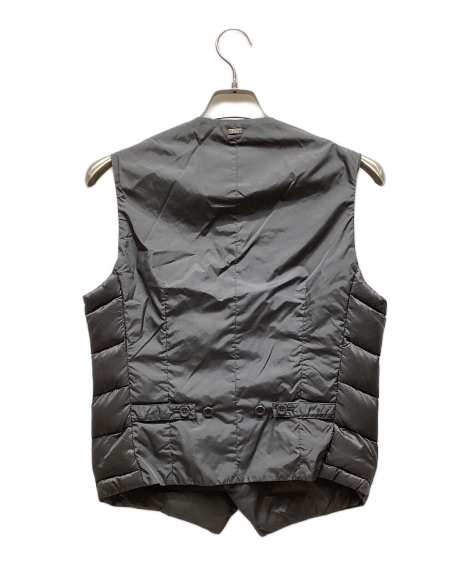 中古・古着通販】HERNO (ヘルノ) ダウンベスト ブラック サイズ:44