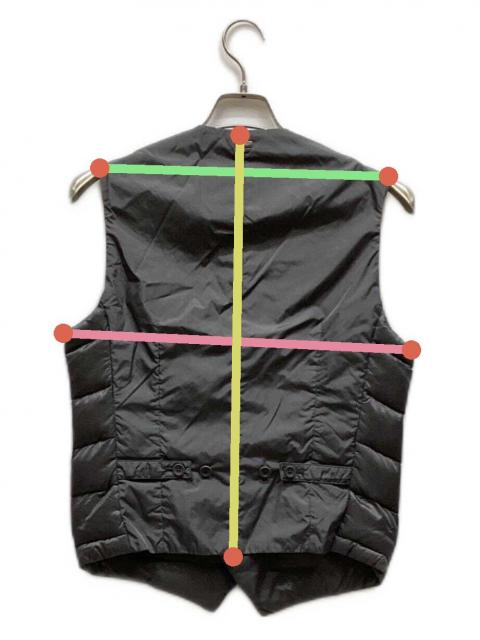 中古・古着通販】HERNO (ヘルノ) ダウンベスト ブラック サイズ:44