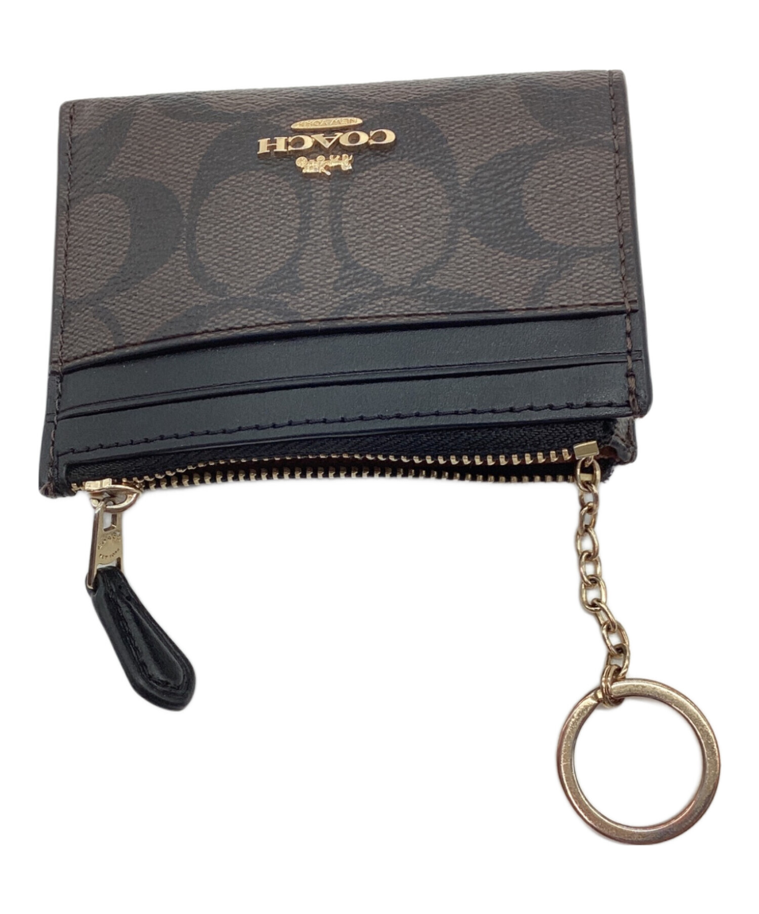 中古・古着通販】COACH (コーチ) カードケース ブラウン｜ブランド