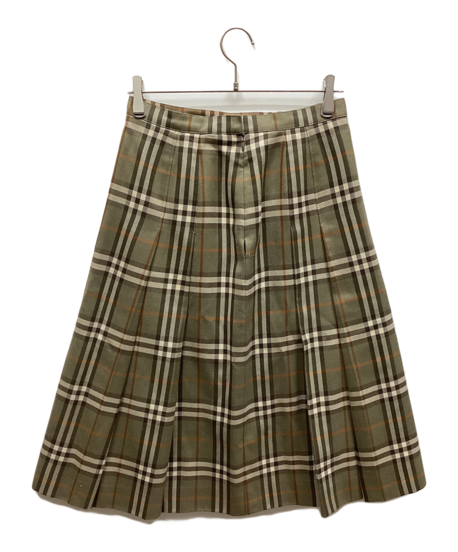 中古・古着通販】Burberry's (バーバリーズ) スカート オリーブ サイズ