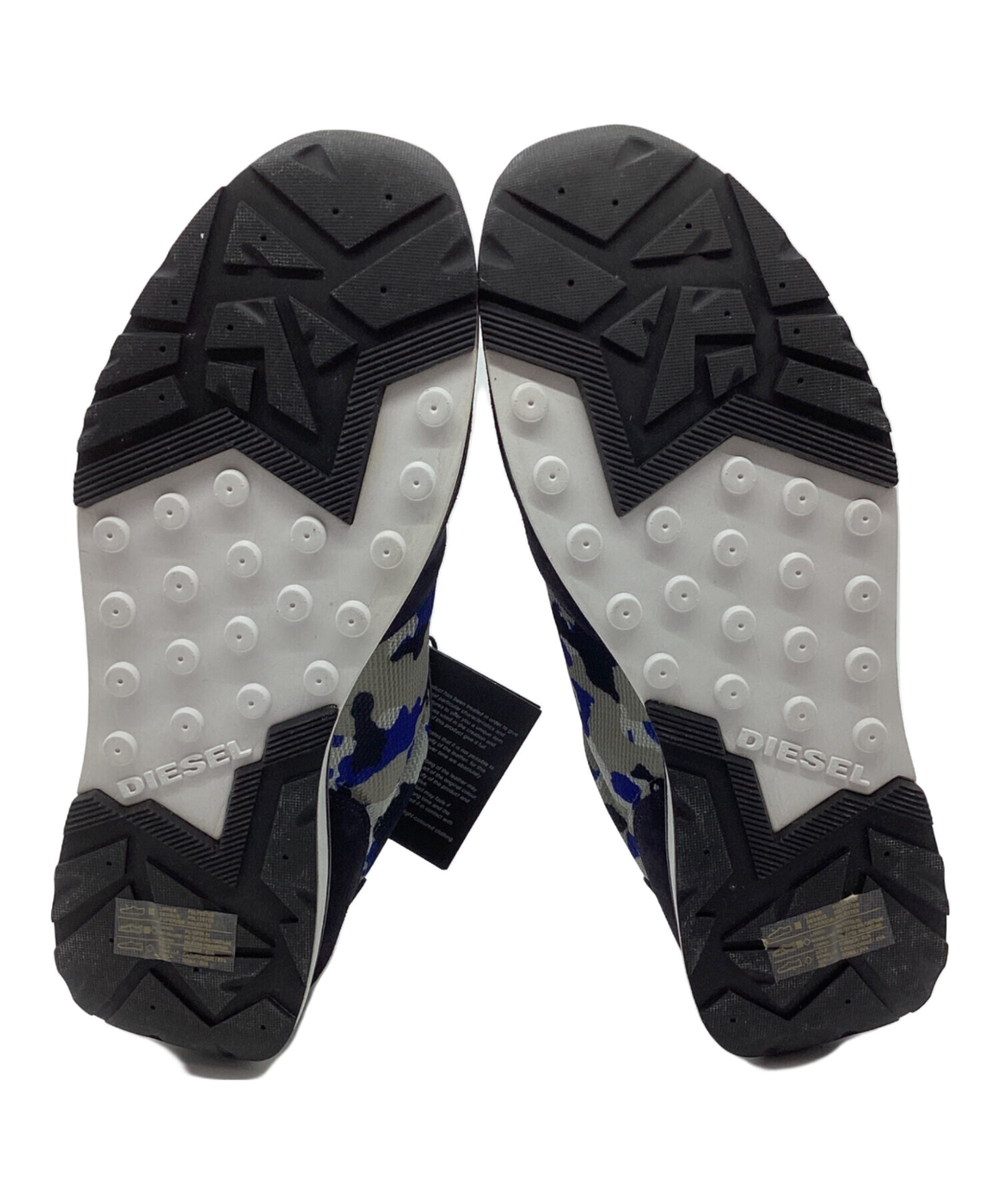 DIESEL ディーゼル スニーカー メンズ 【古着】【中古】 中古・古着通販】DIESEL (ディーゼル) スニーカー ネイビー×グレー