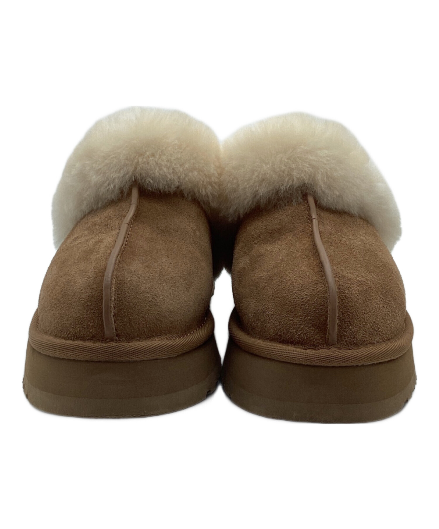 UGG ブラウン スリッパ UGG ブラウン シープスキン スリッパ 厚底