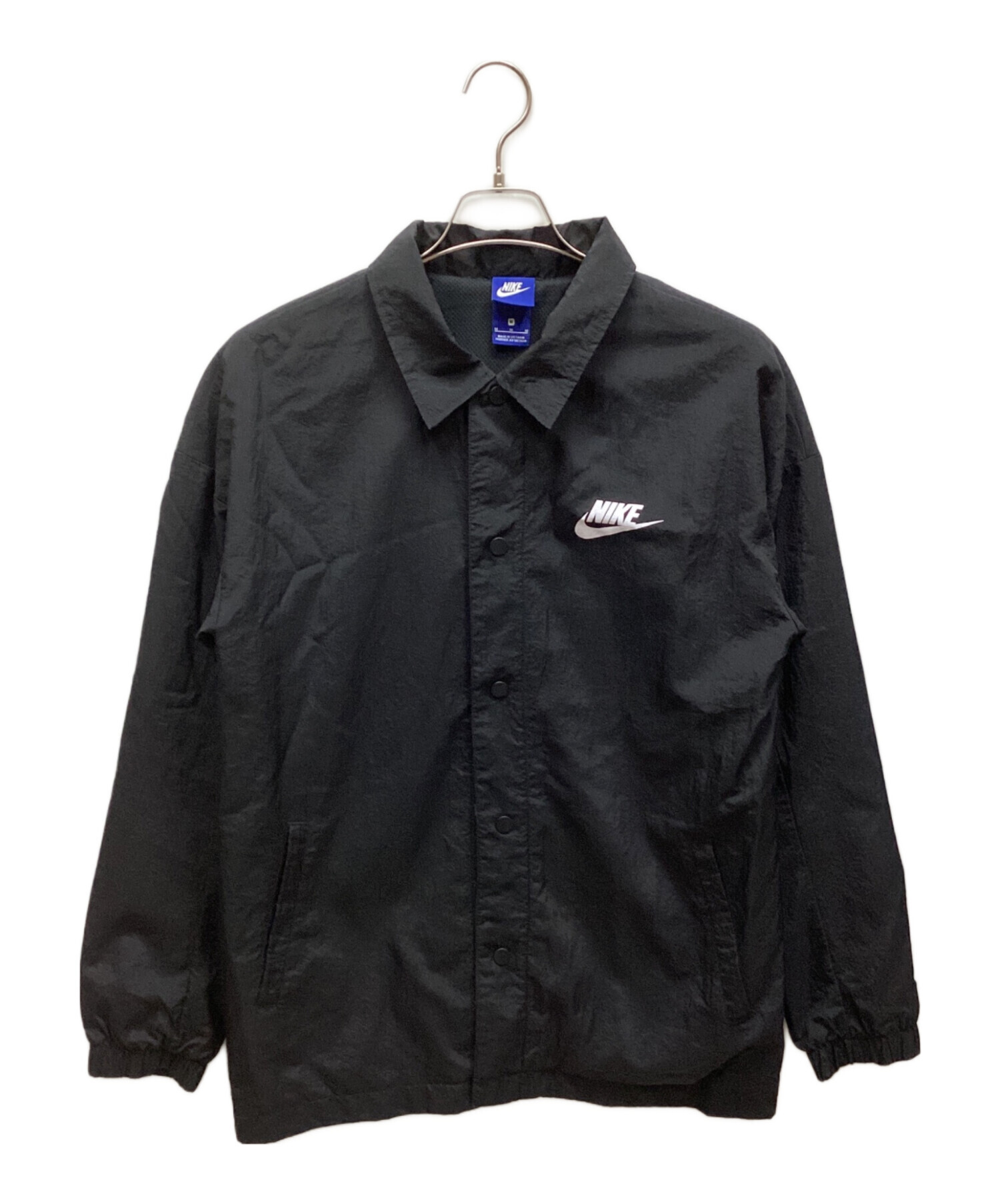 中古・古着通販】NIKE (ナイキ) ナイロンジャケット ブラック サイズ:M