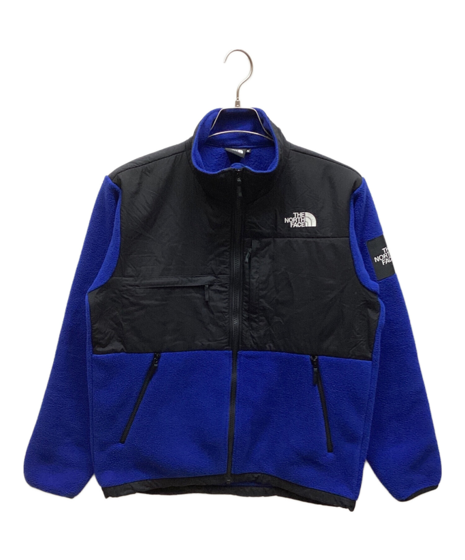 THE NORTH FACE トラックジャケット ブラック/ブルー 中古・古着通販】THE NORTH FACE (ザ ノース フェイス) フリース
