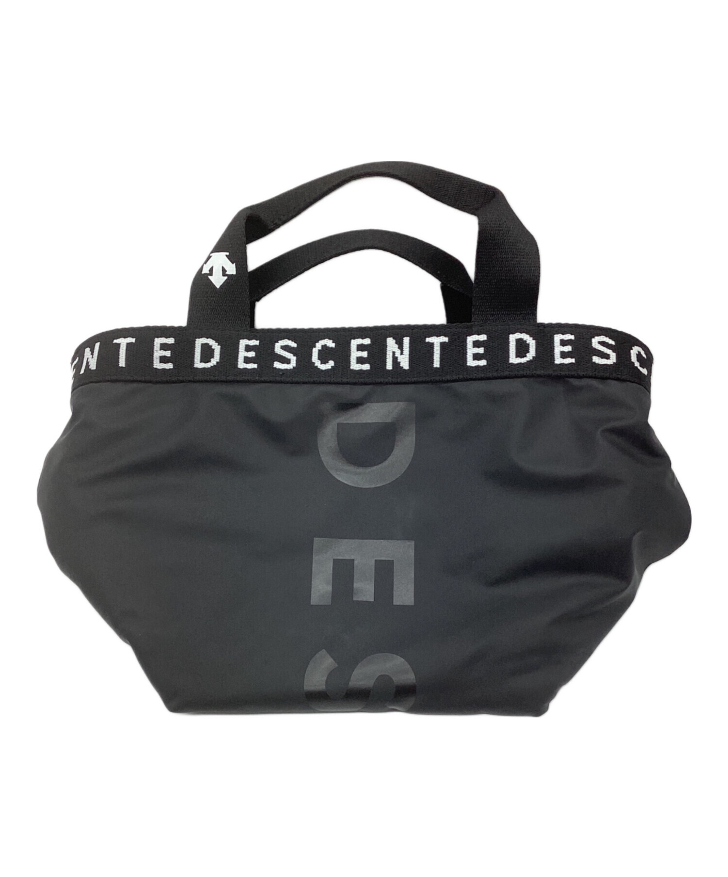 中古・古着通販】DESCENTE (デサント) ラウンドバッグ ブラック 