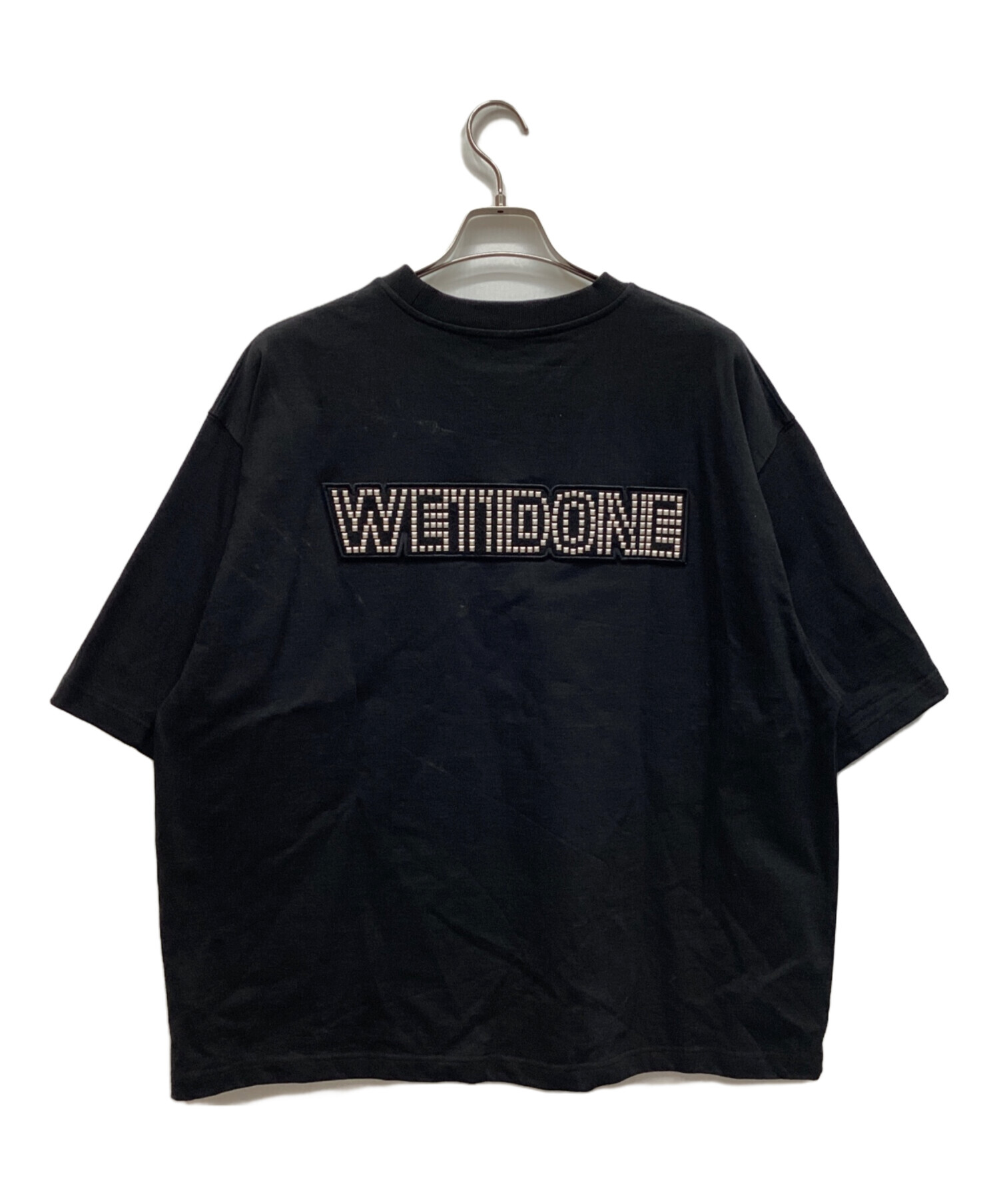 中古・古着通販】WE11DONE (ウェルダン) Tシャツ ブラック サイズ:L 