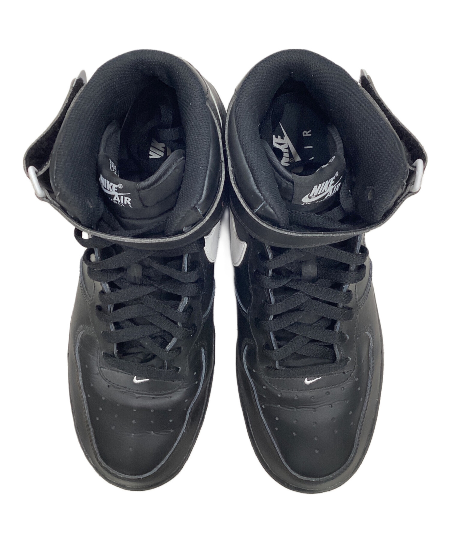 中古・古着通販】NIKE (ナイキ) ハイカットスニーカー ブラック サイズ