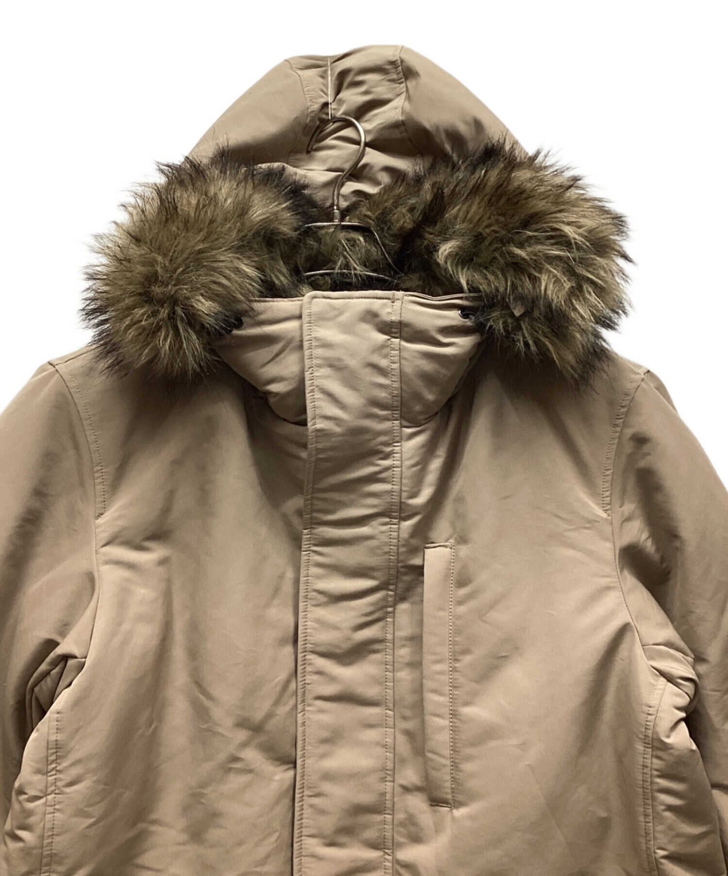 中古・古着通販】UNIQLO (ユニクロ) ダウンコート ベージュ サイズ:L 